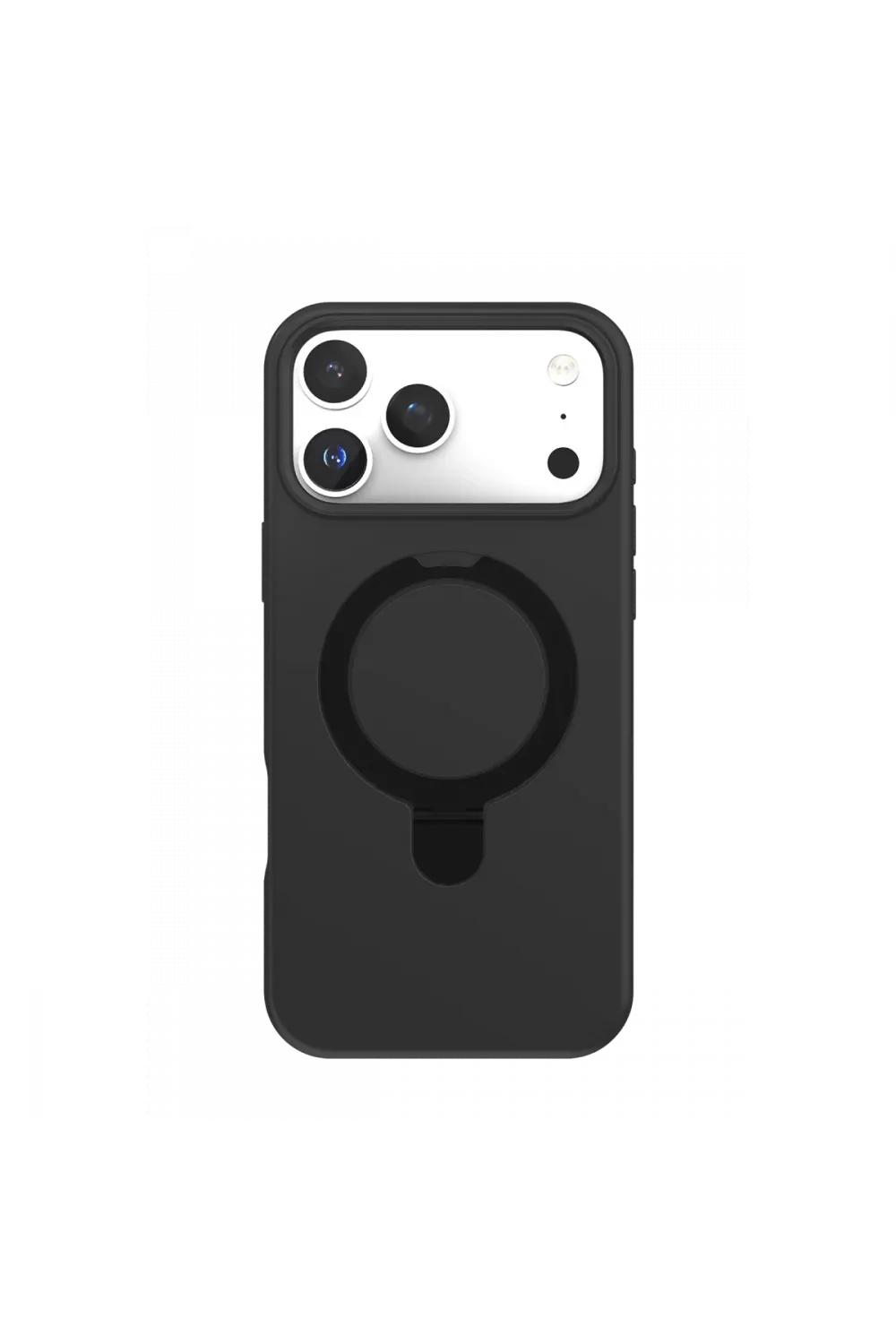 Newface Apple İphone 18 Pro Max Regal Magsafe Standlı Kapak - Siyah