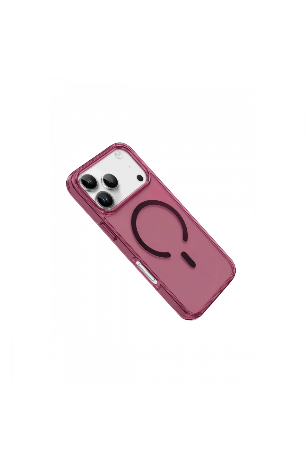 Newface Apple İphone 18 Pro Pc Real Magsafe Kapak - Bordo