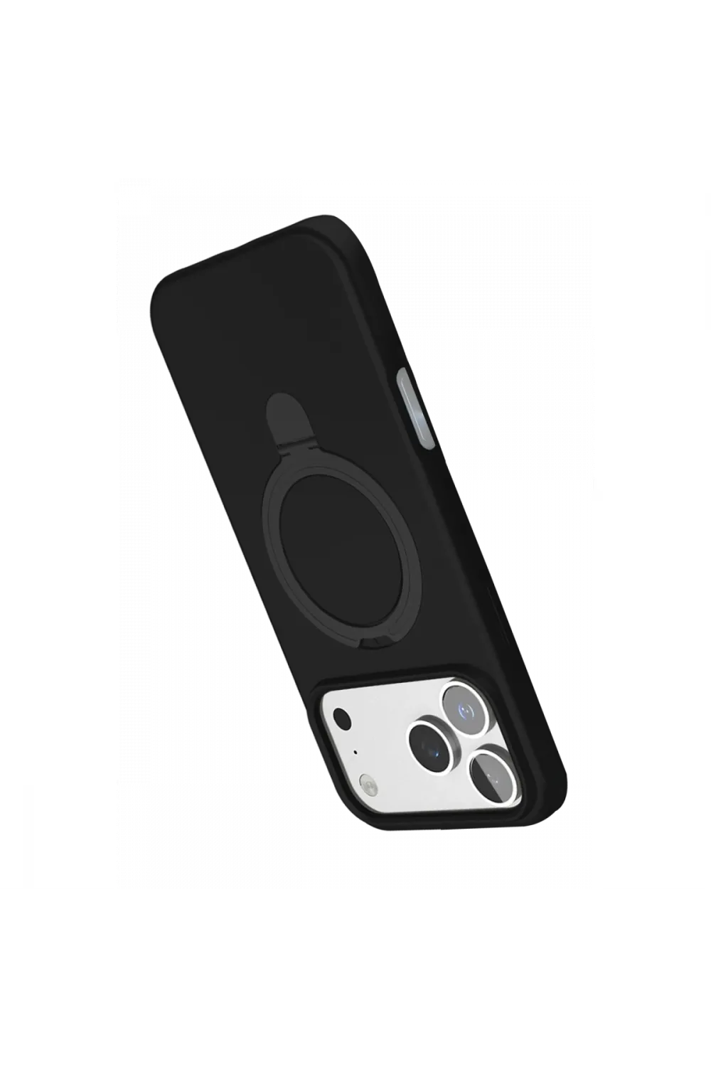 Newface Apple İphone 18 Pro Regal Magsafe Standlı Kapak - Siyah