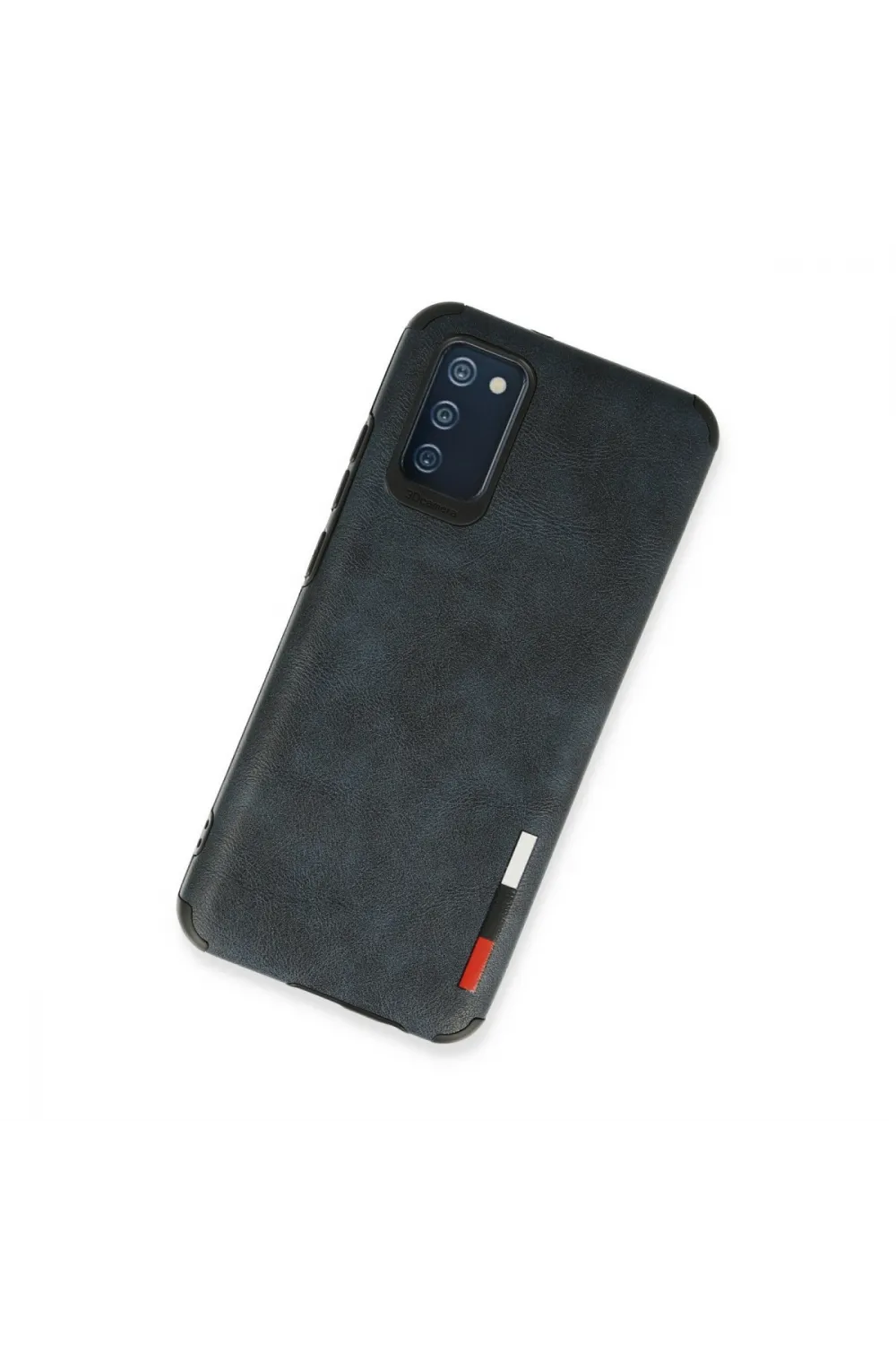 Newface Samsung Galaxy A02s Kılıf Loop Deri Silikon - Lacivert