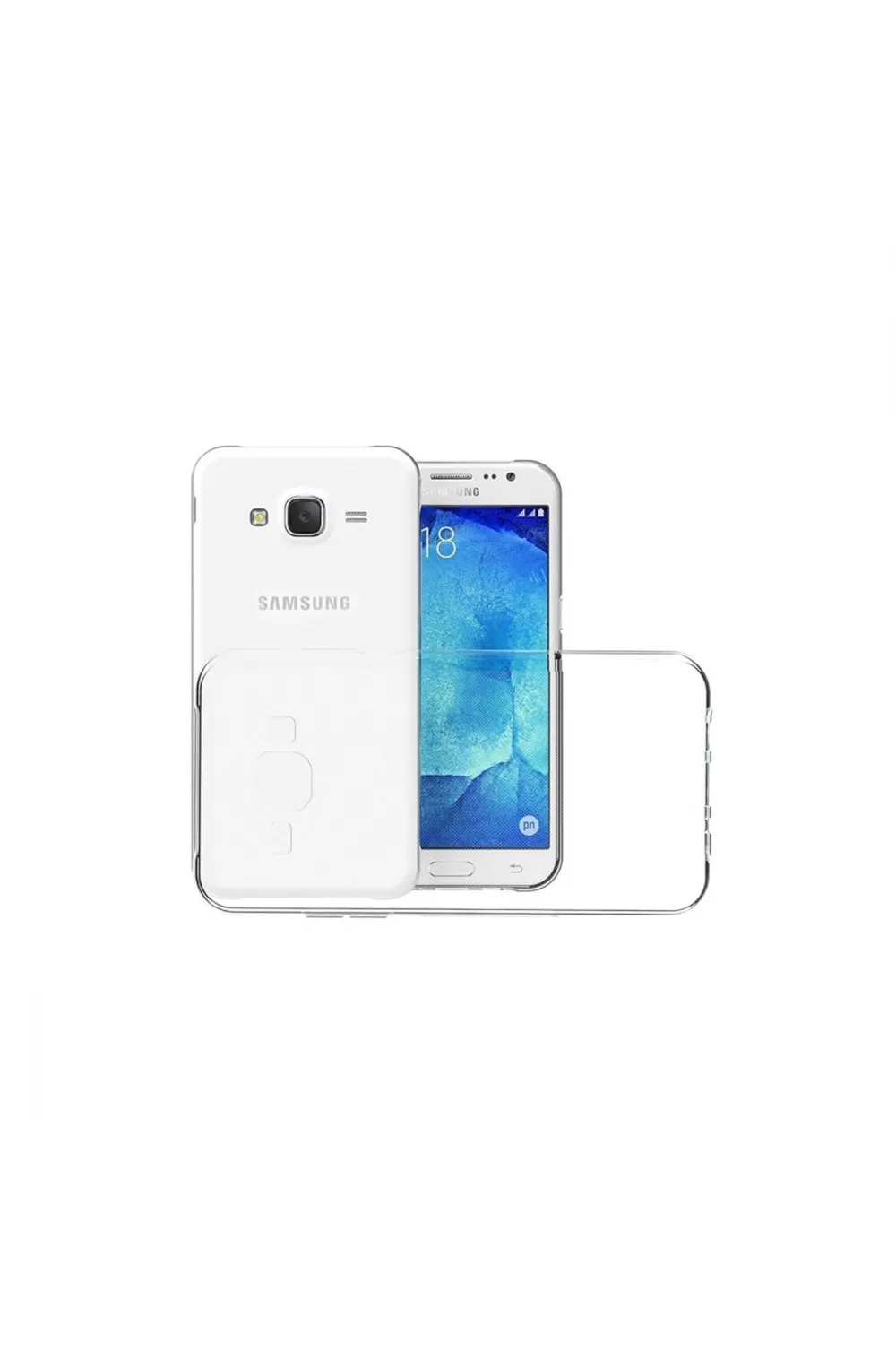 Newface Samsung Galaxy J7 Kılıf Lüx Şeffaf Silikon