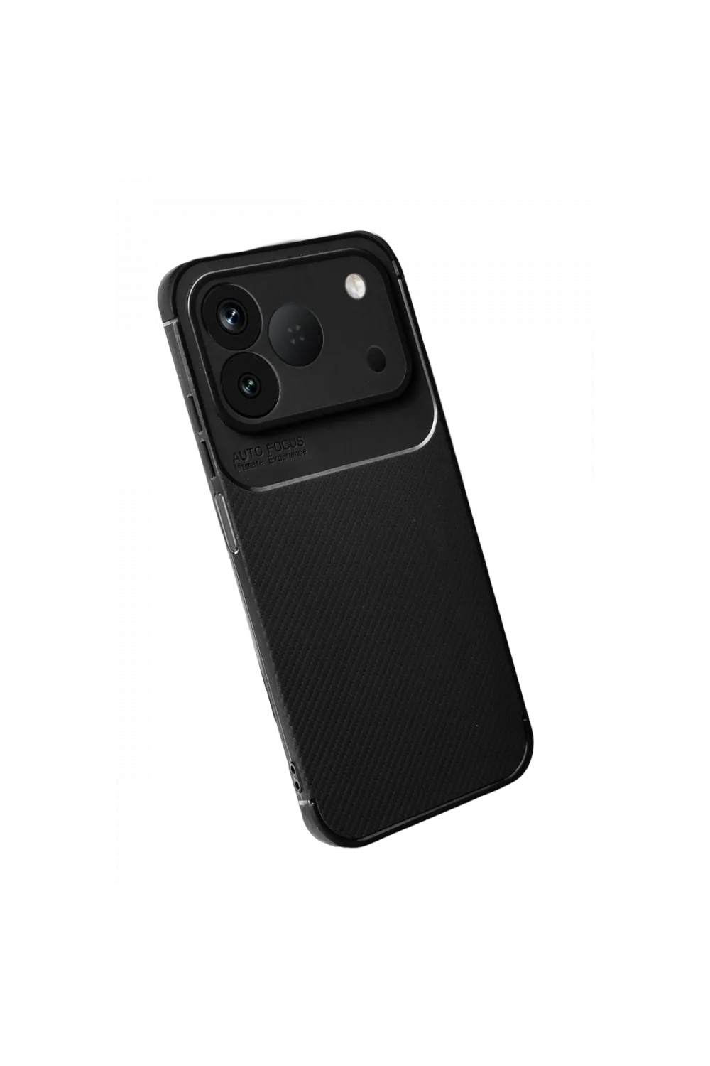 Newface Tecno Spark 50 4g Auto Focus Karbon Kapak - Siyah