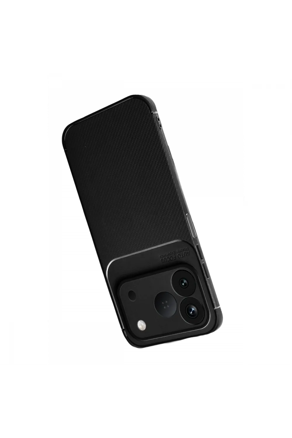 Newface Tecno Spark 50 4g Auto Focus Karbon Kapak - Siyah