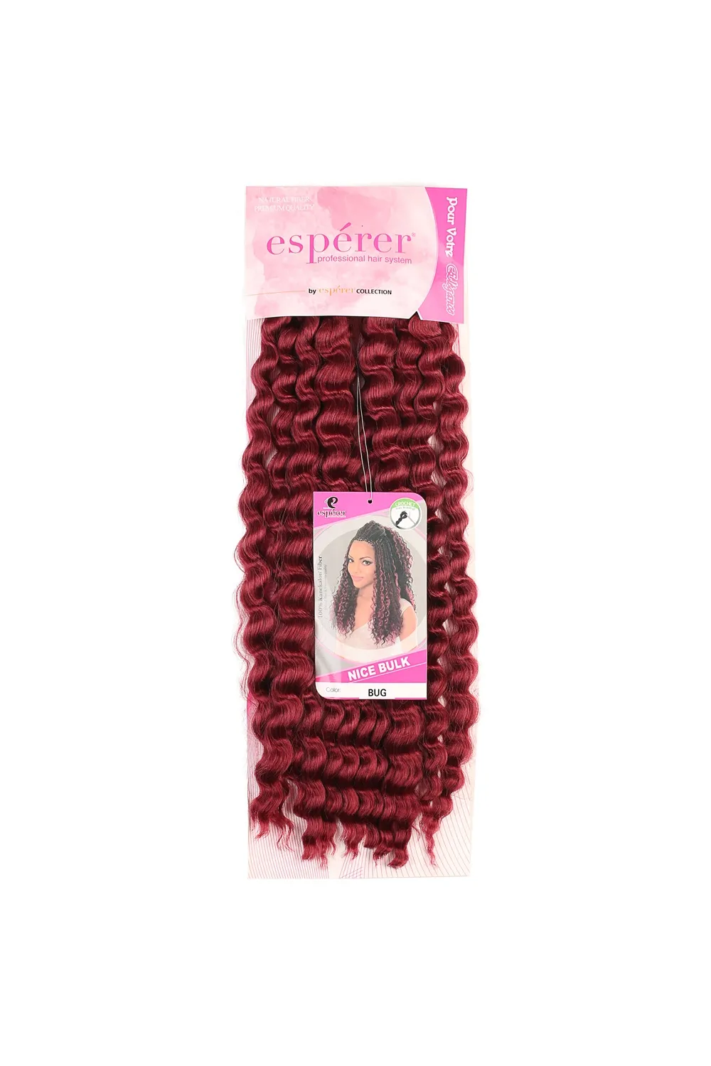 Nice Bulk Afro Su Dalgası Saç - Kızıl