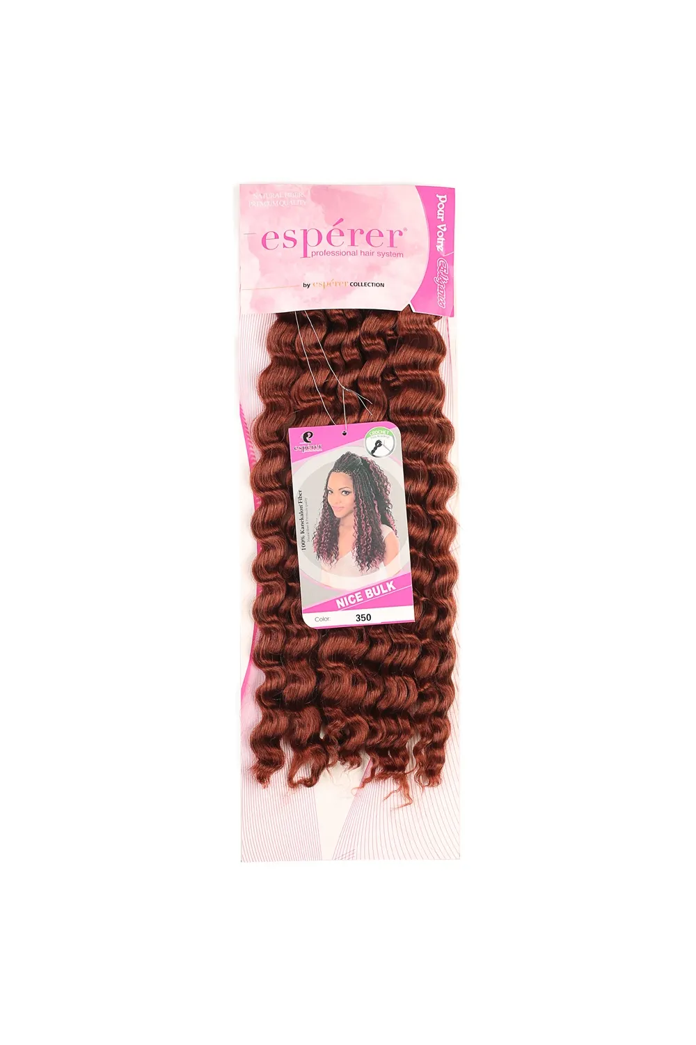 Nice Bulk Afro Su Dalgası Saç - KIzıl Bakır