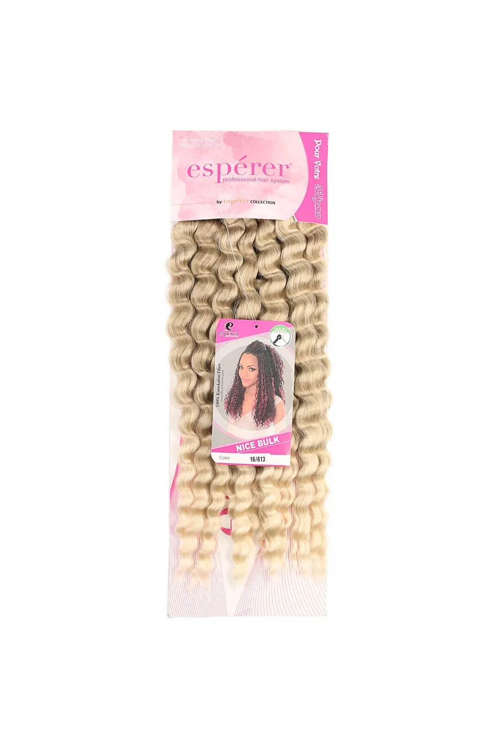 Nice Bulk Afro Su Dalgası Saç - Küllü Balköpüğü / Platin Ombreli