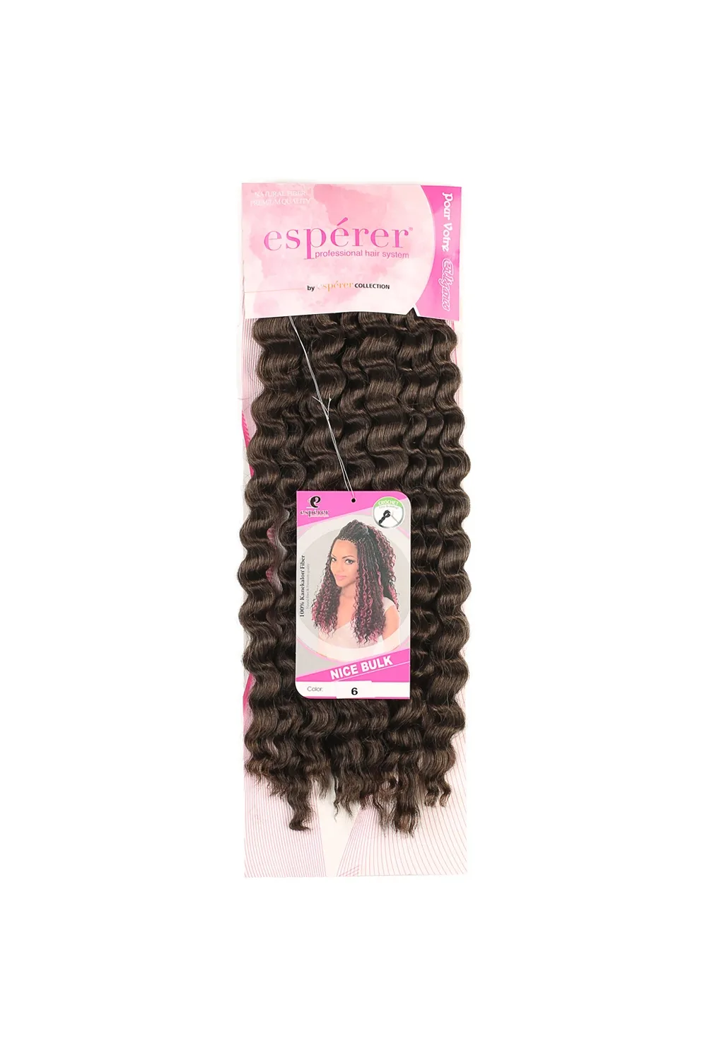Nice Bulk Afro Su Dalgası Saç - Kumral