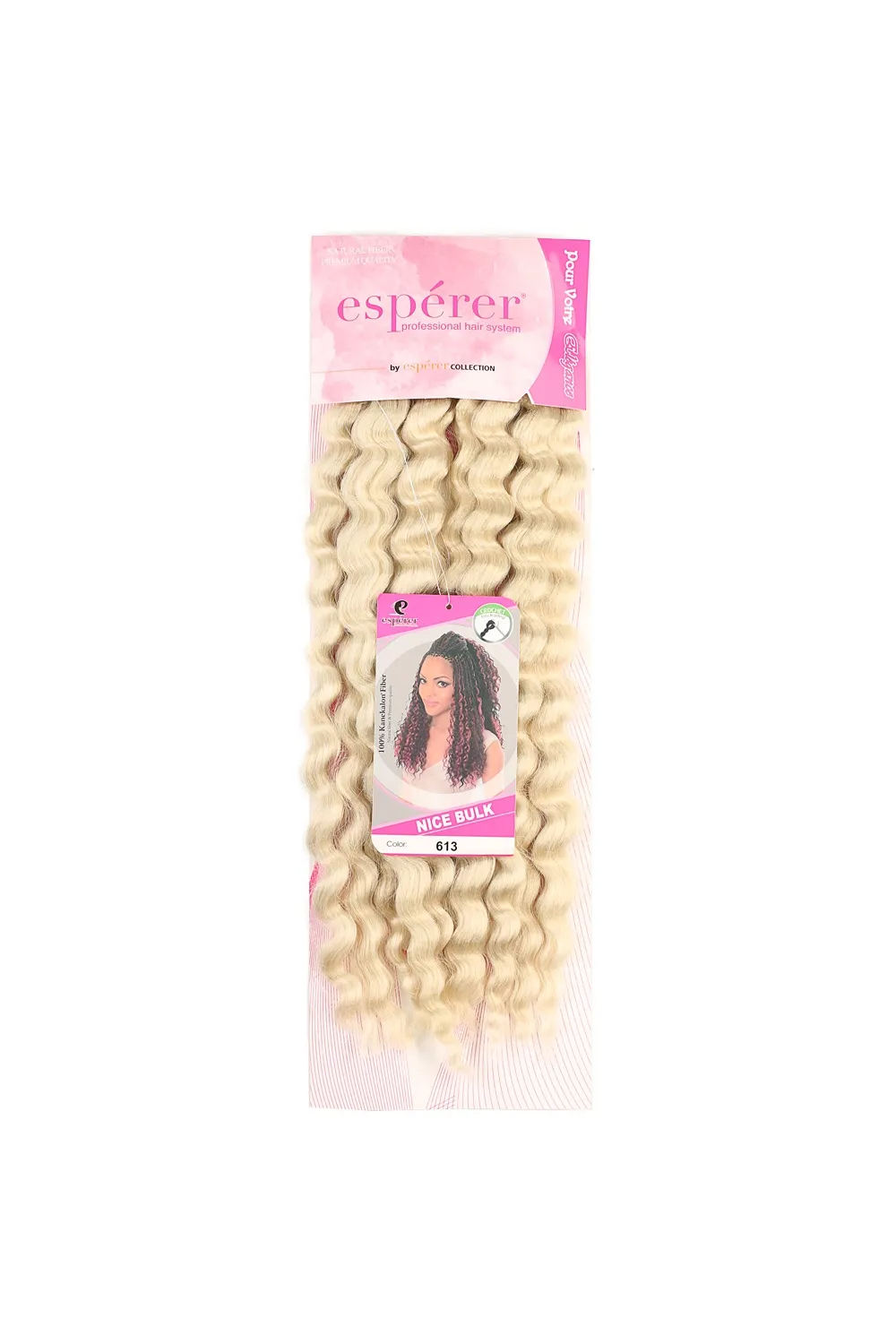Nice Bulk Afro Su Dalgası Saç - Platin