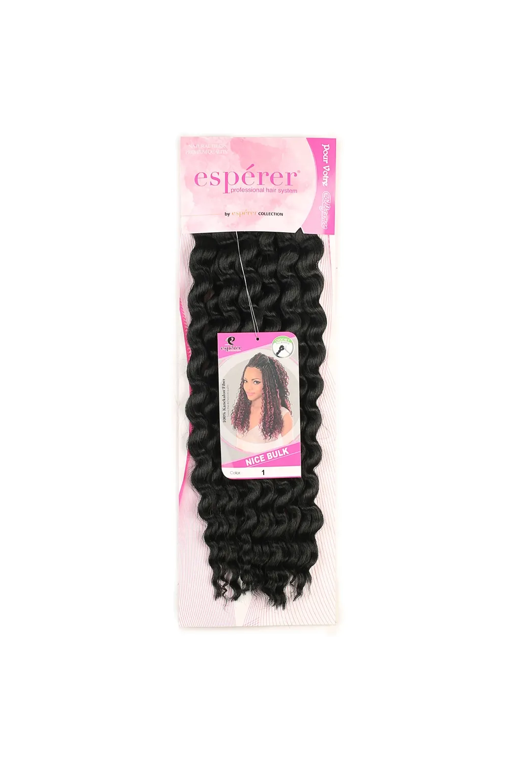 Nice Bulk Afro Su Dalgası Saç - Siyah