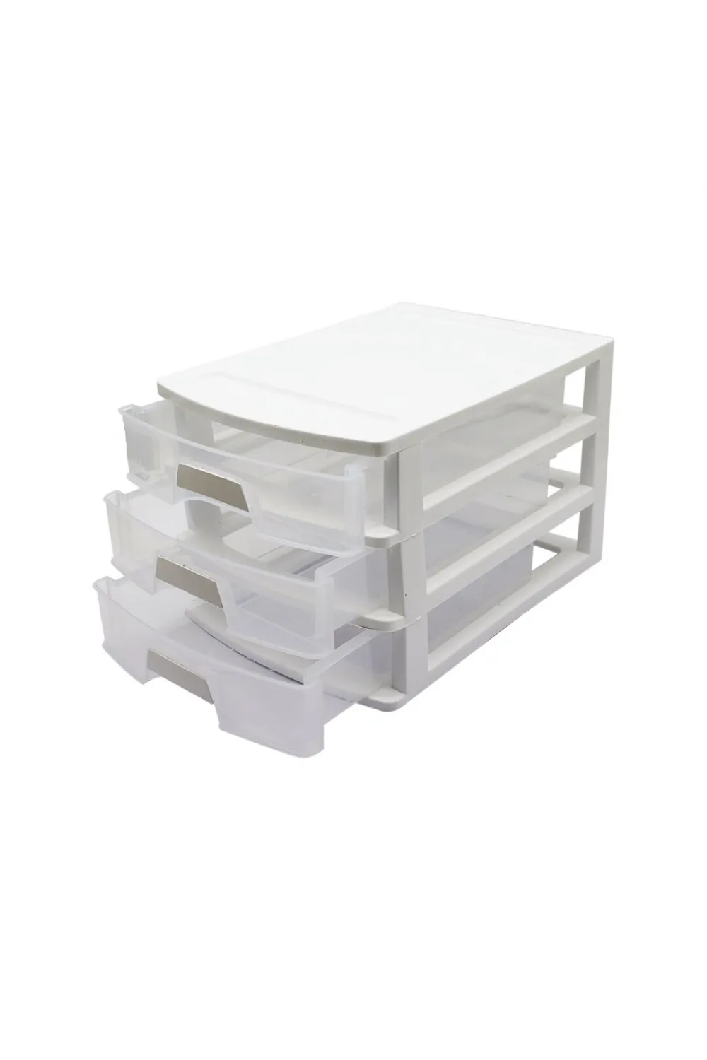 No:3 Çekmece 3 Katlı 35x25.4x22.6cm Siyah Veya Beyaz Gönderilir