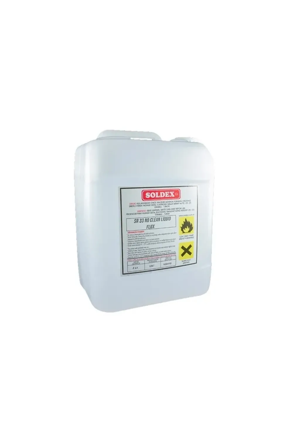 No Clean Flux 5 Lt Sr33 - Temizleme Gerektirmeyen Lehim Suları