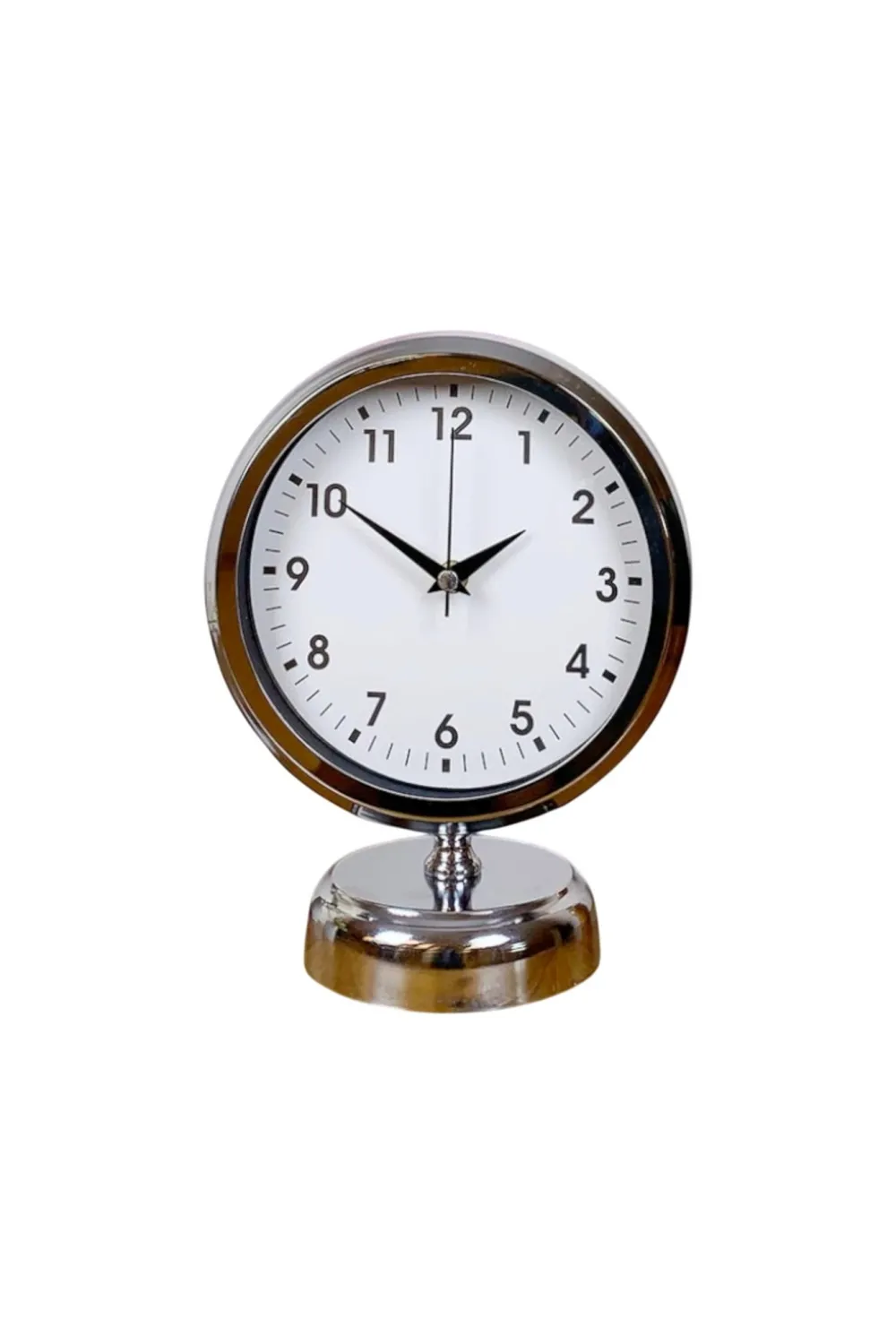 Noble Time 25 x 20 Cm Metal Krom Masa Saati