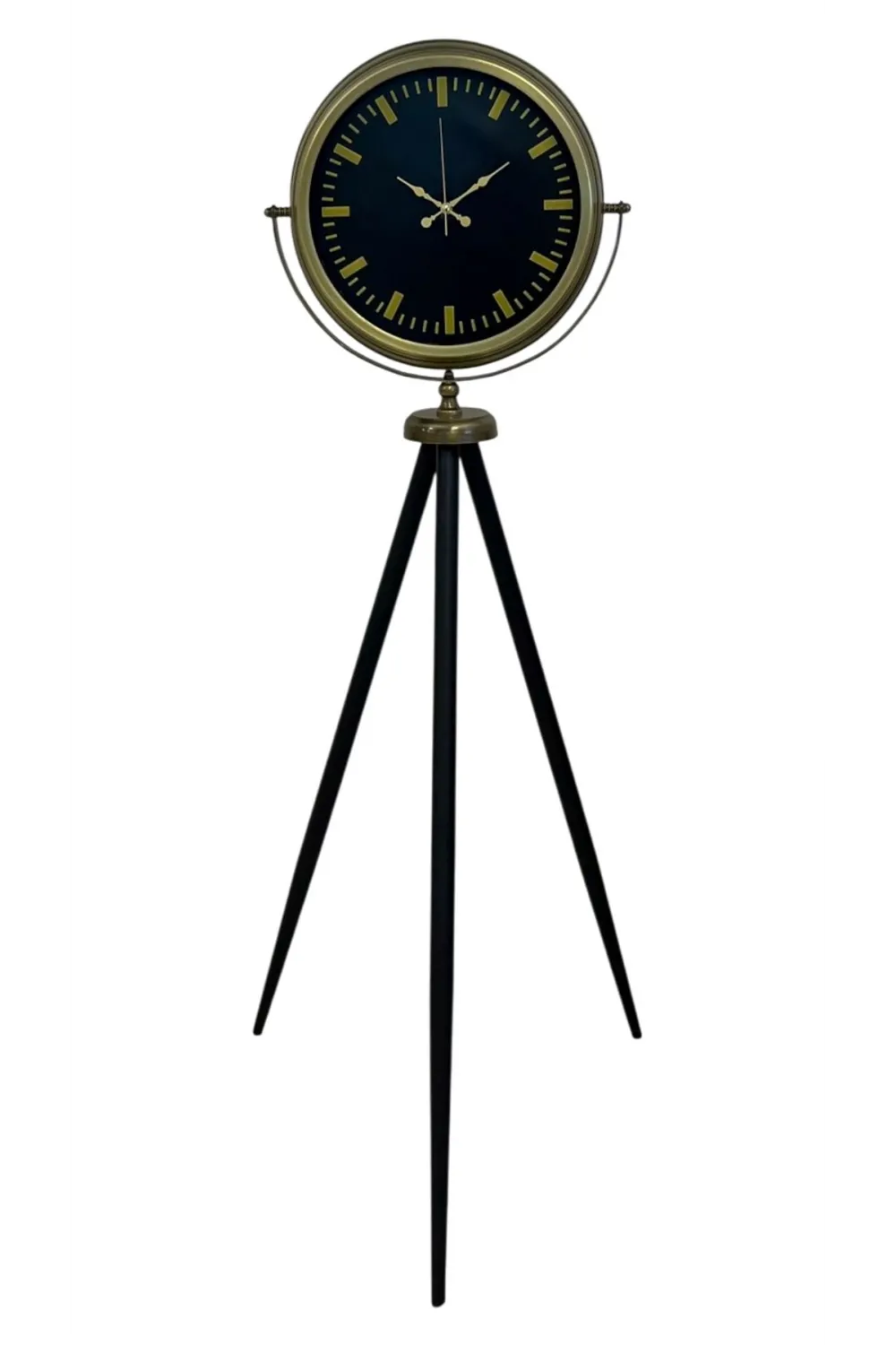 Nostalji Şık Tasarım Tripod Ayaklı Saat