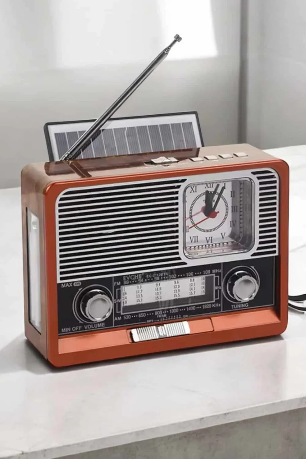 Nostaljik Görünümlü Usb Girişli Bluetooth Bağlantılı Radyo