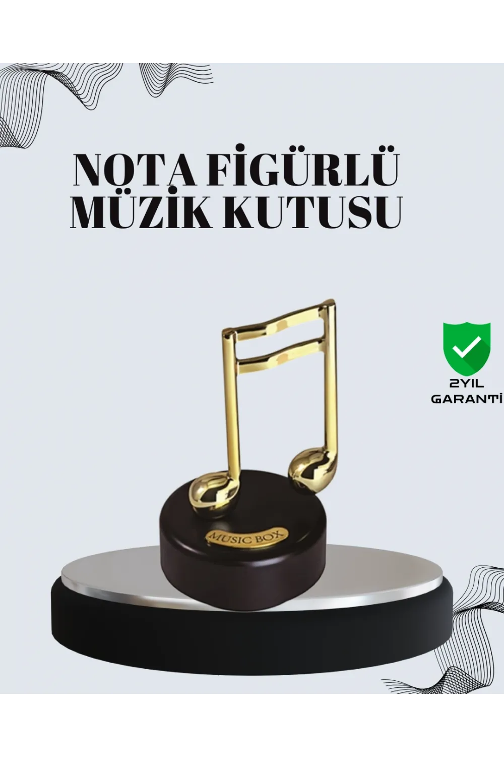 Nota Figürü Müzik Kutusu Melodious Model
