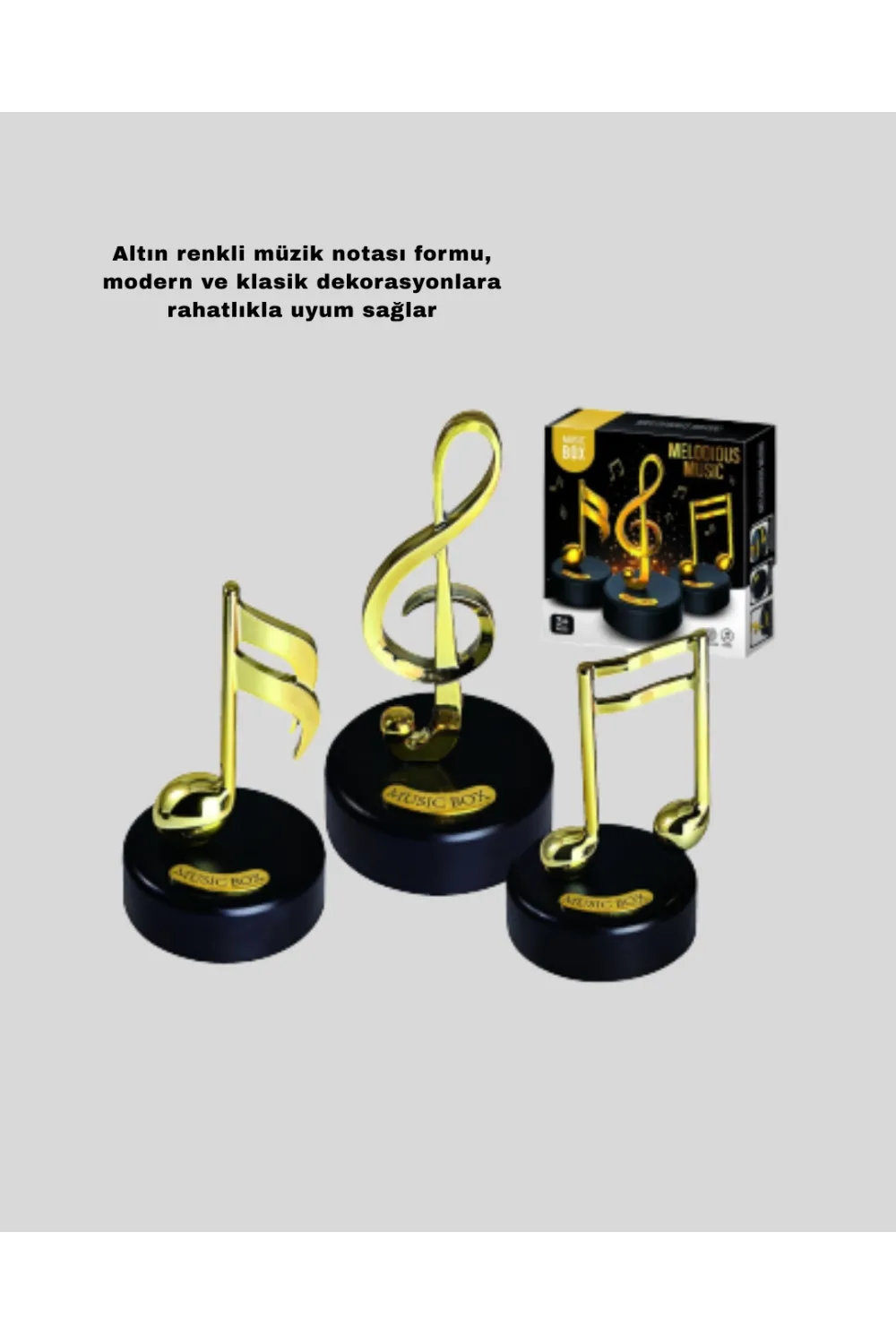 Nota Figürü Müzik Kutusu Melodious Model Yeni Nesil