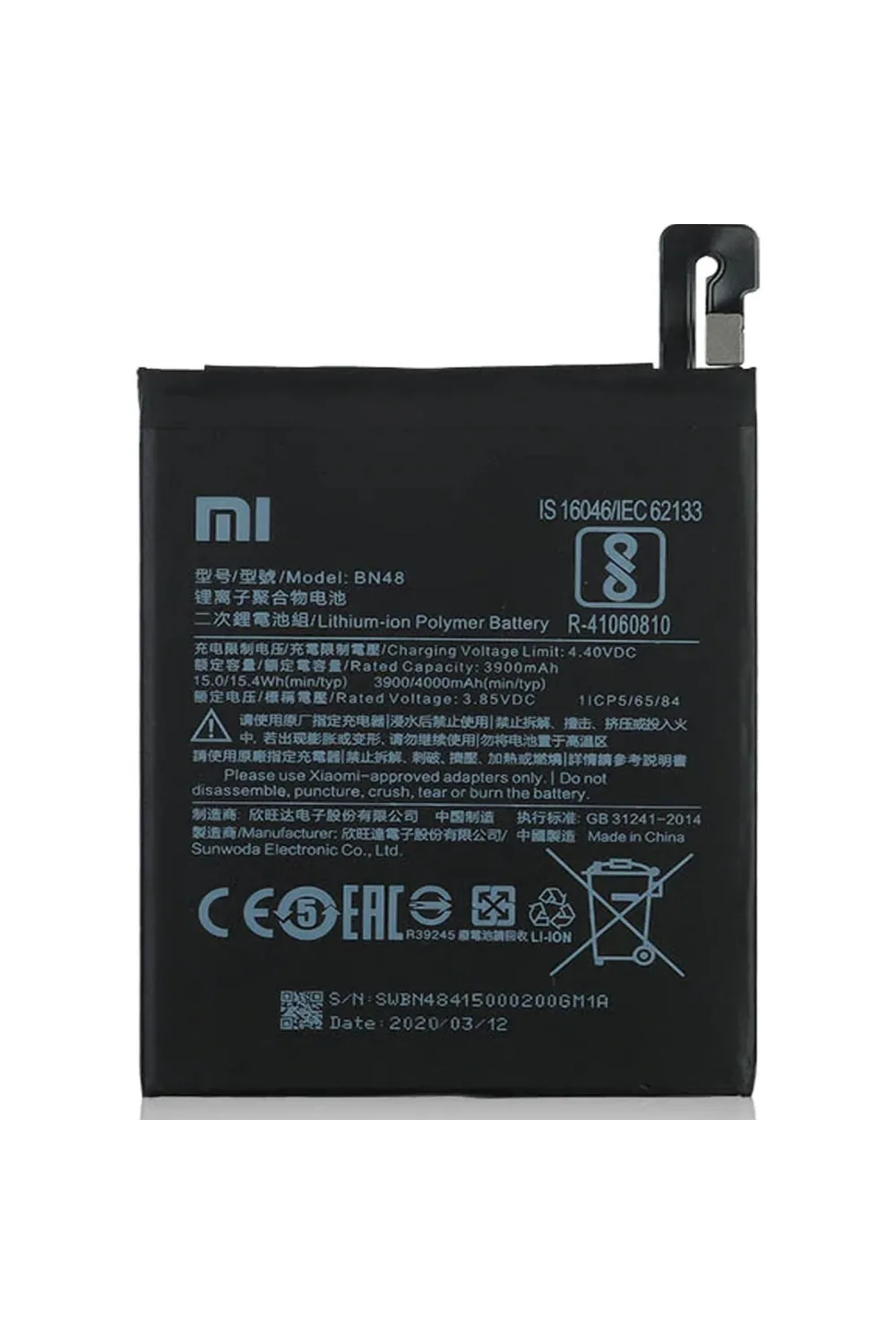 Note 6 Pro (BN48) Batarya Pil 4000 mAh