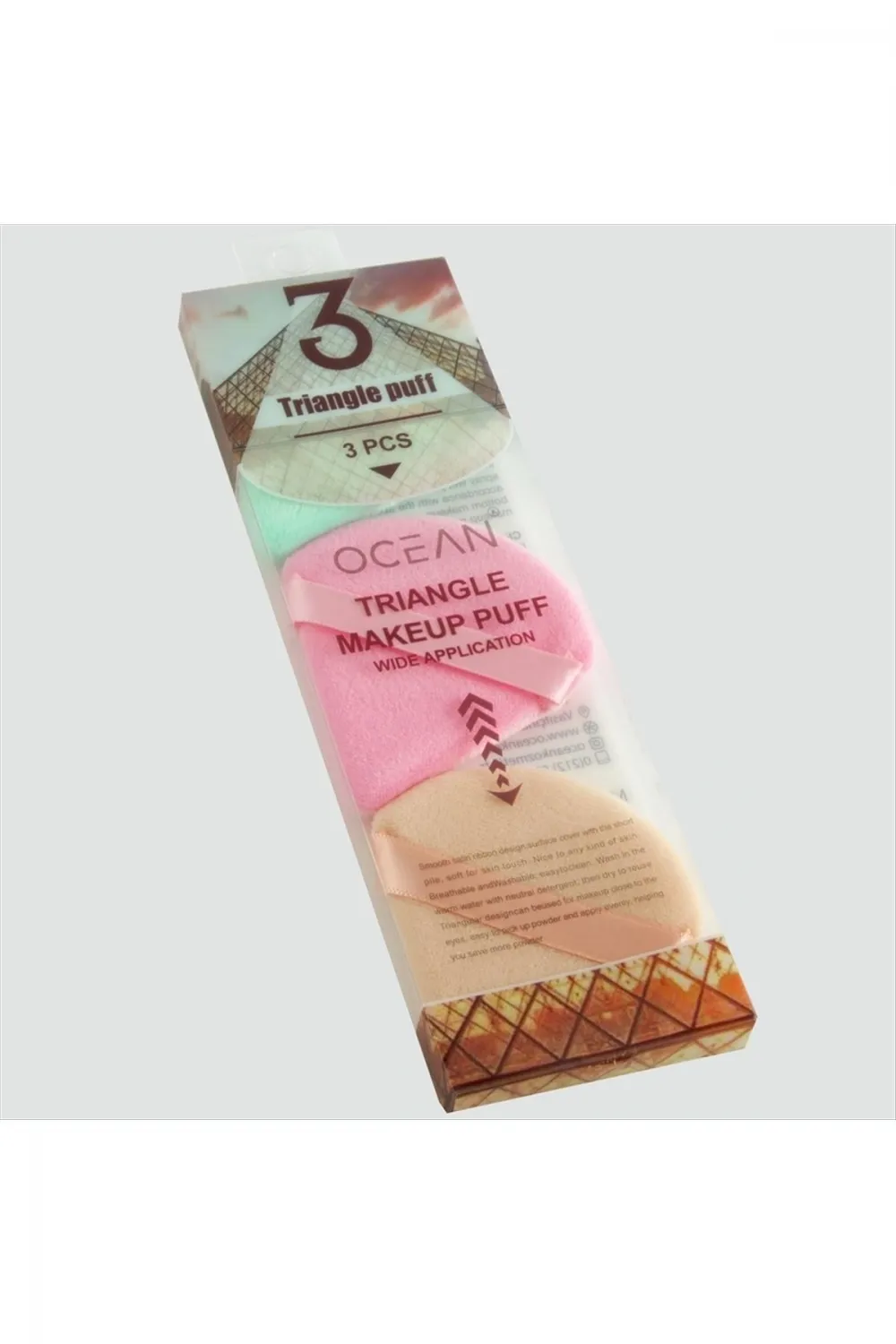 Ocean 3 Adet Oval Makyaj Süngeri