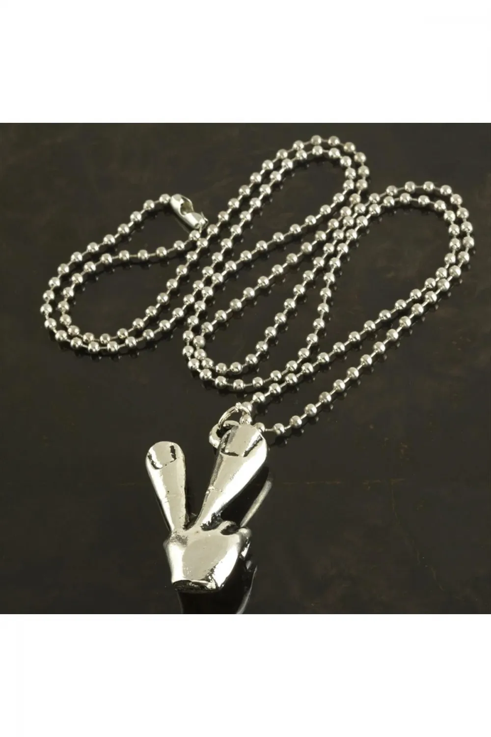 Okey İşaretli Metal Kolye