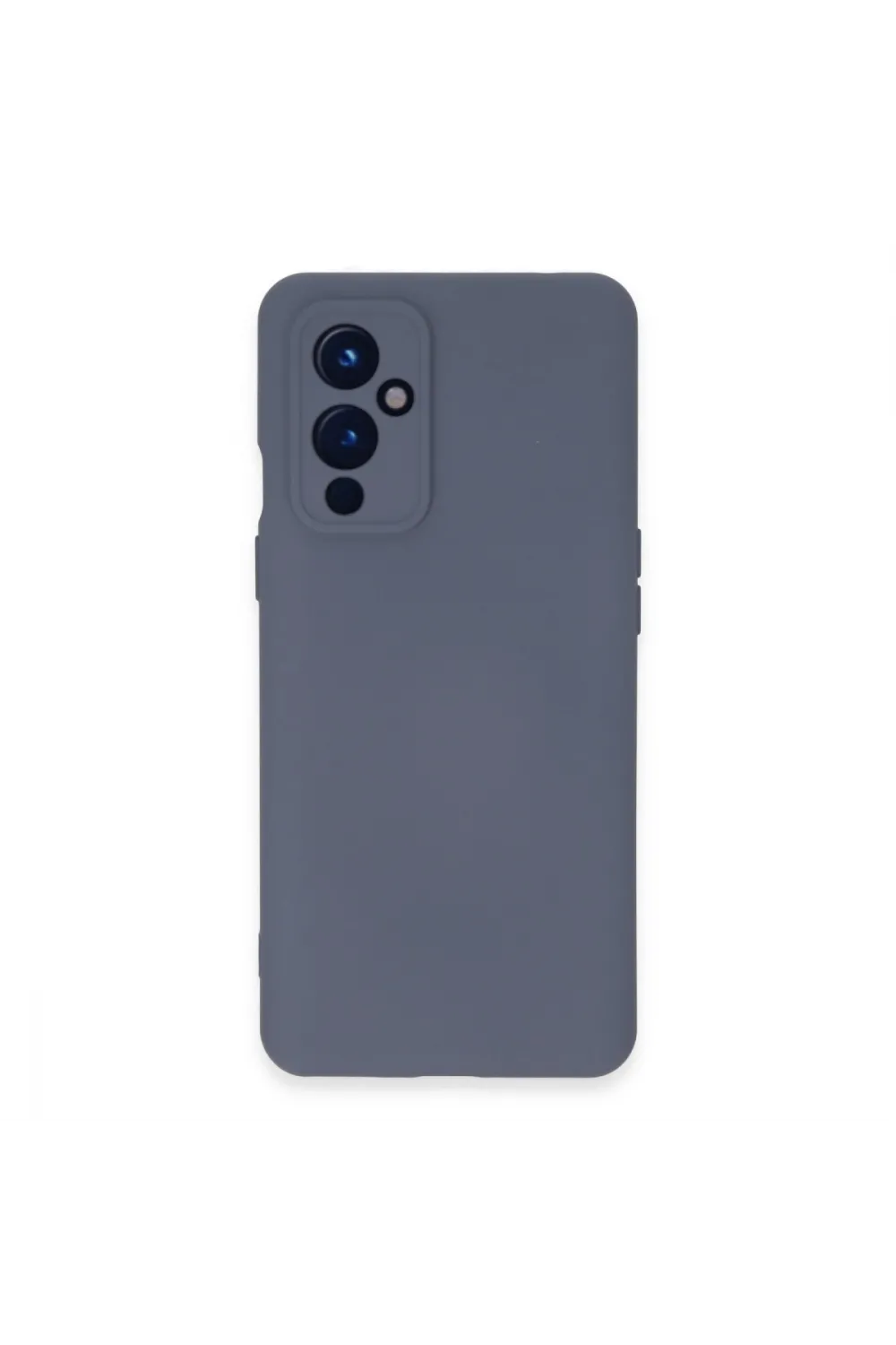 One Plus 9 Kılıf Nano İçi Kadife Silikon - Gri