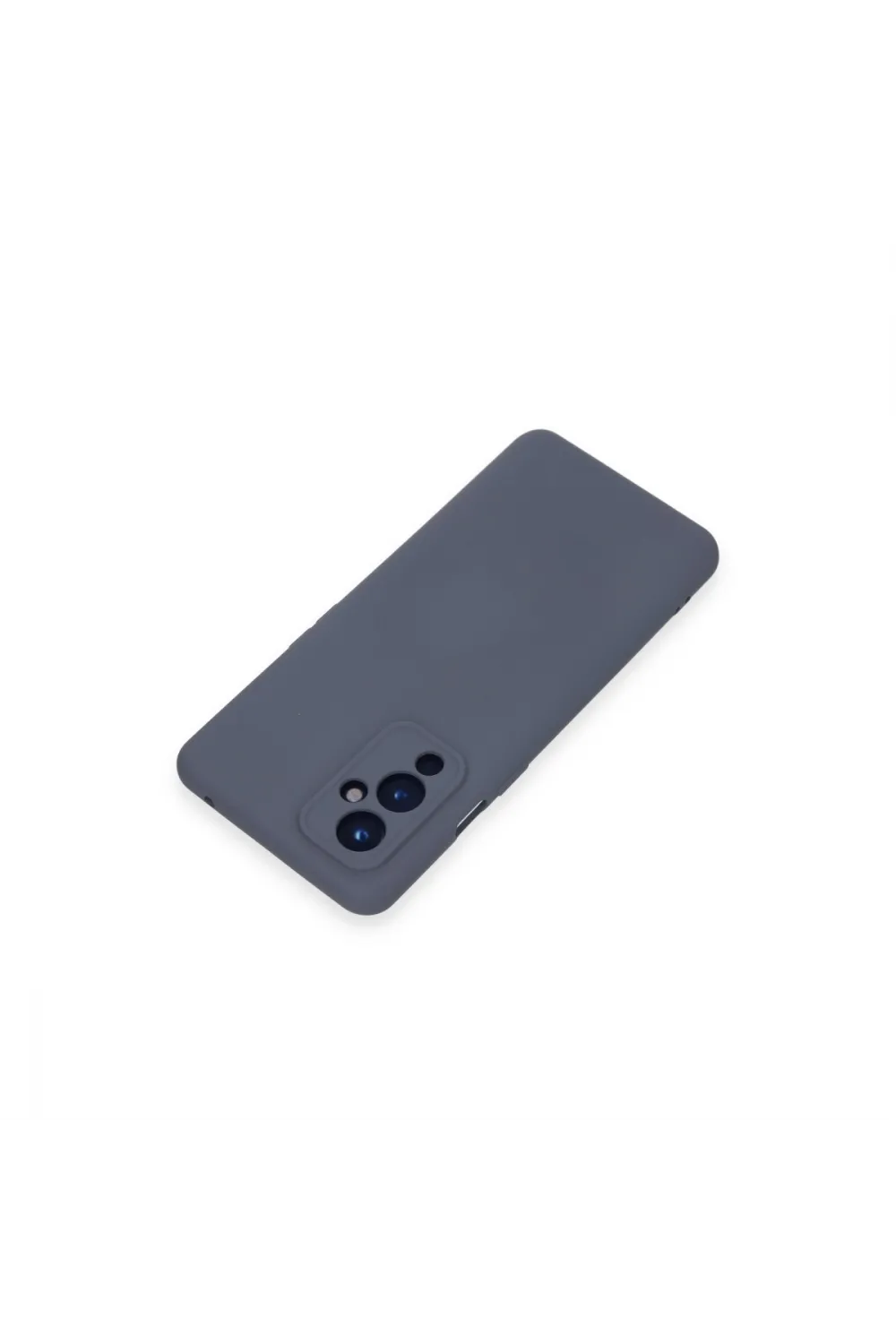 One Plus 9 Kılıf Nano İçi Kadife Silikon - Gri