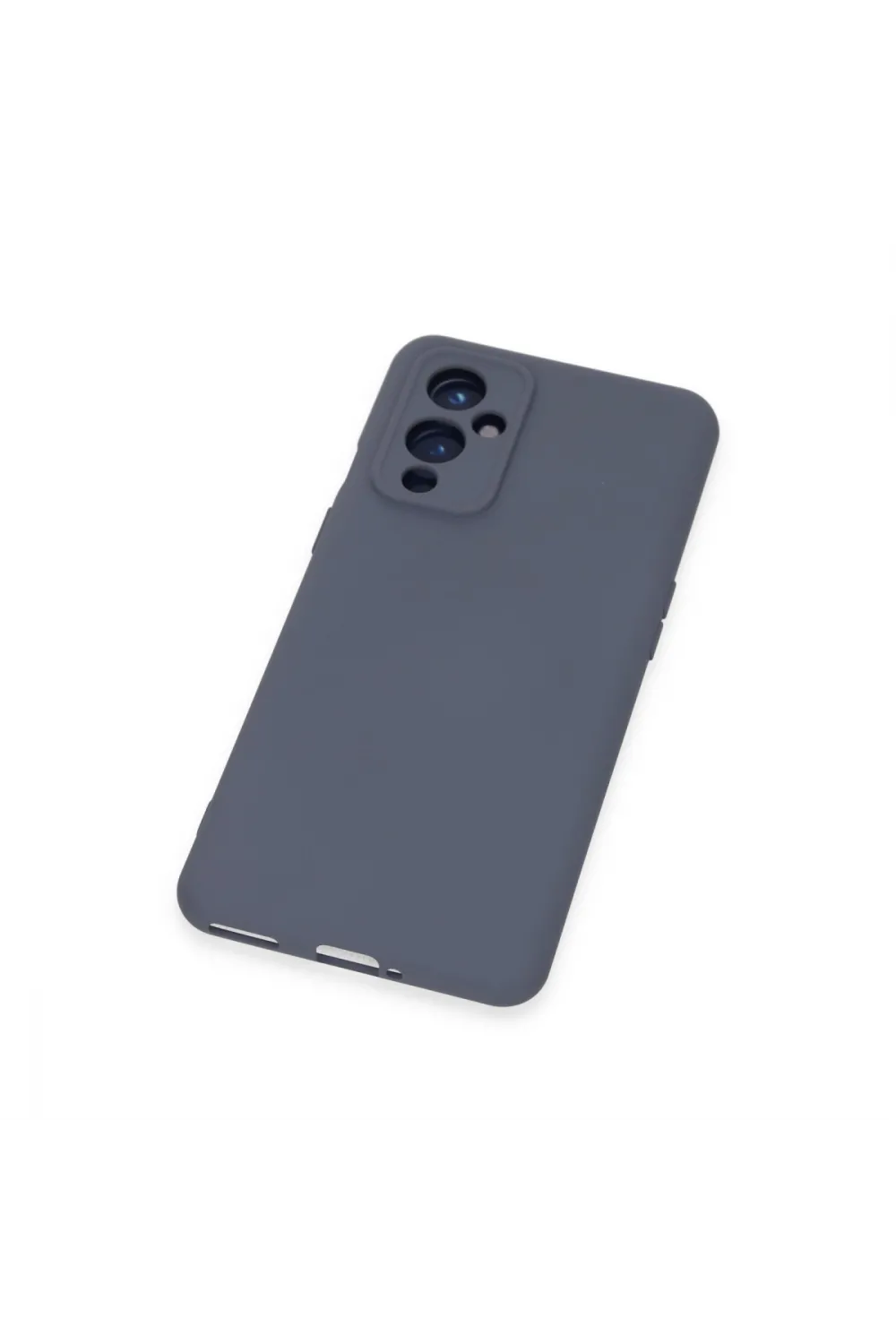 One Plus 9 Kılıf Nano İçi Kadife Silikon - Gri