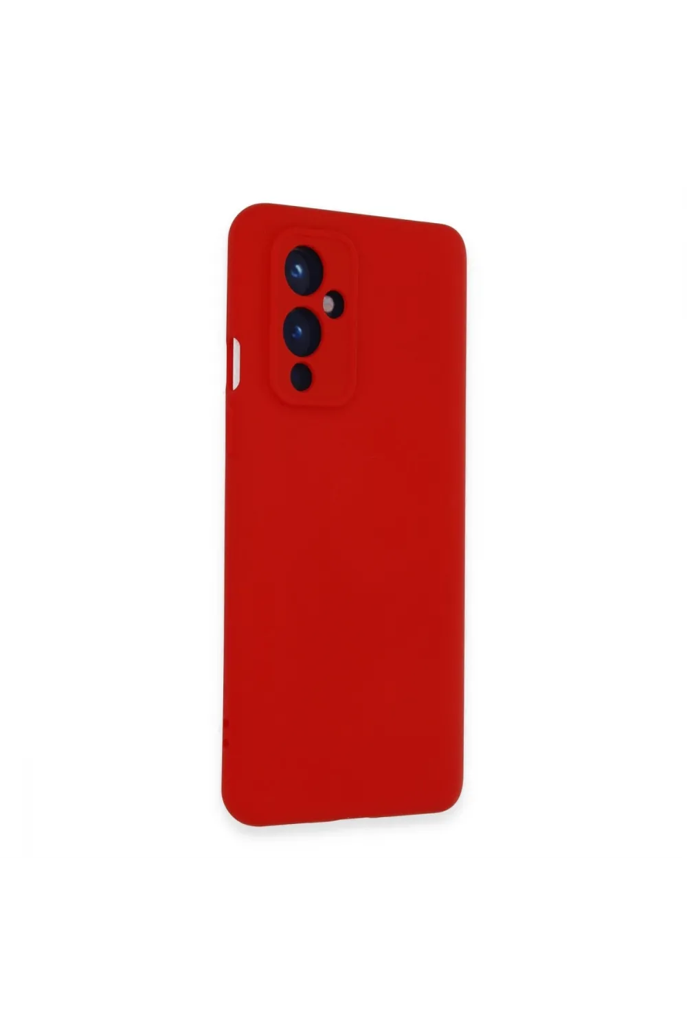 One Plus 9 Kılıf Nano İçi Kadife Silikon - Kırmızı