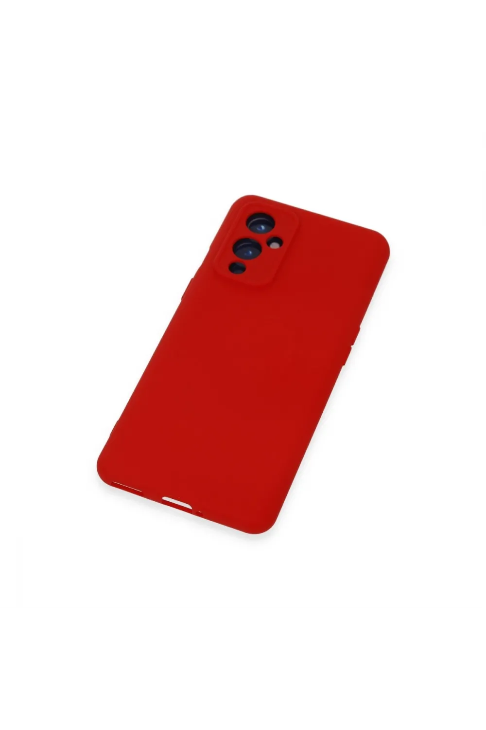 One Plus 9 Kılıf Nano İçi Kadife Silikon - Kırmızı