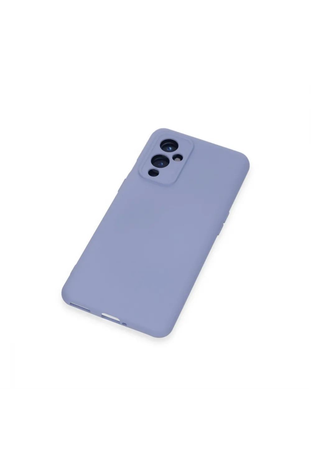 One Plus 9 Kılıf Nano İçi Kadife Silikon - Lila