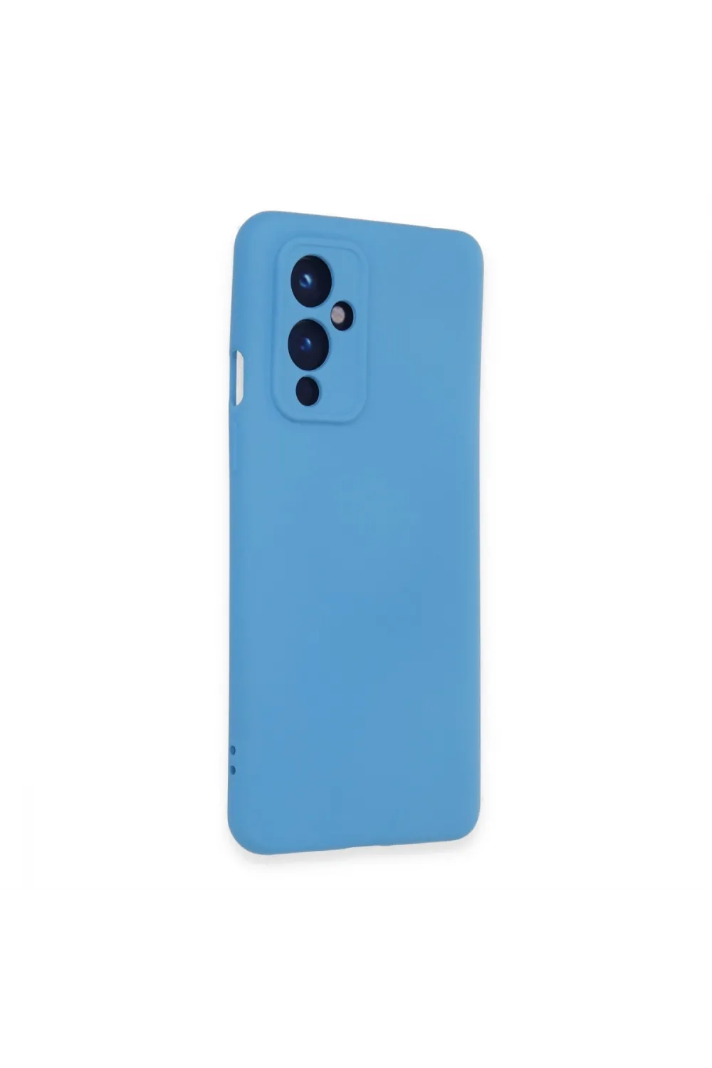 One Plus 9 Kılıf Nano İçi Kadife Silikon - Mavi