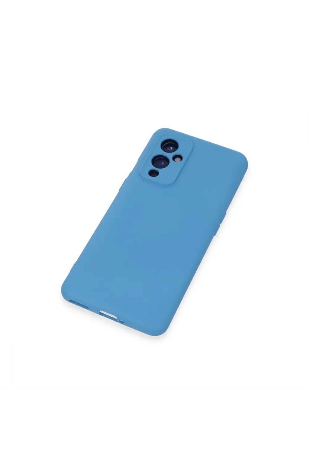 One Plus 9 Kılıf Nano İçi Kadife Silikon - Mavi