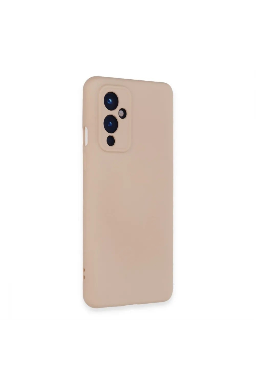 One Plus 9 Kılıf Nano İçi Kadife Silikon - Pudra