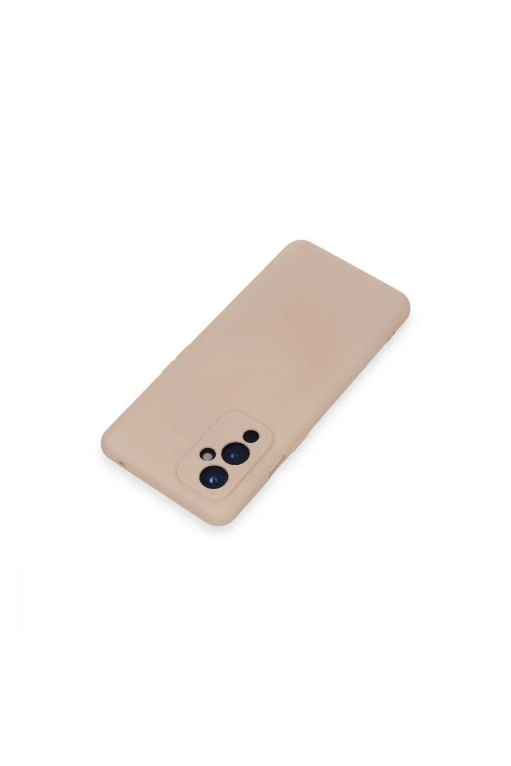 One Plus 9 Kılıf Nano İçi Kadife Silikon - Pudra