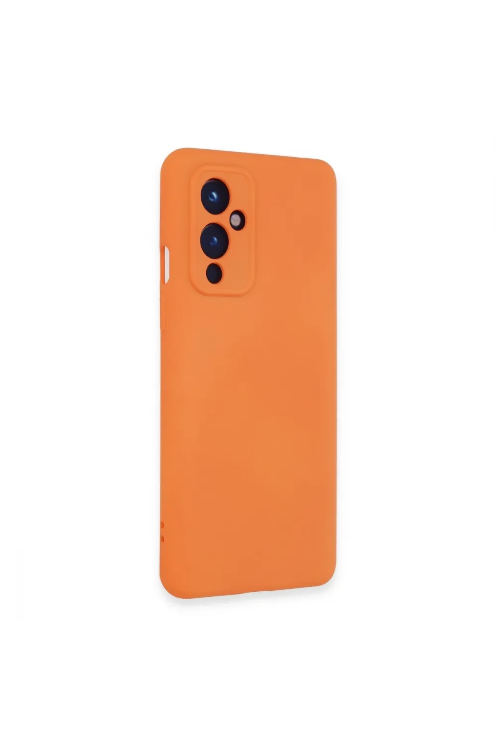 One Plus 9 Kılıf Nano İçi Kadife Silikon - Turuncu