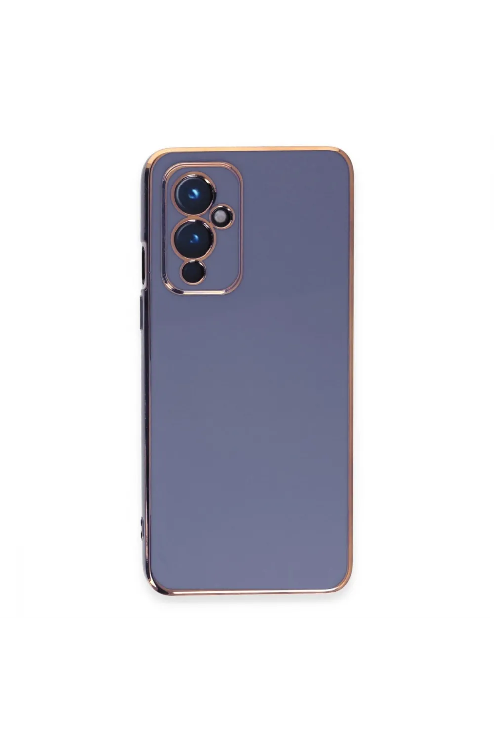 One Plus 9 Kılıf Volet Silikon - Mavi