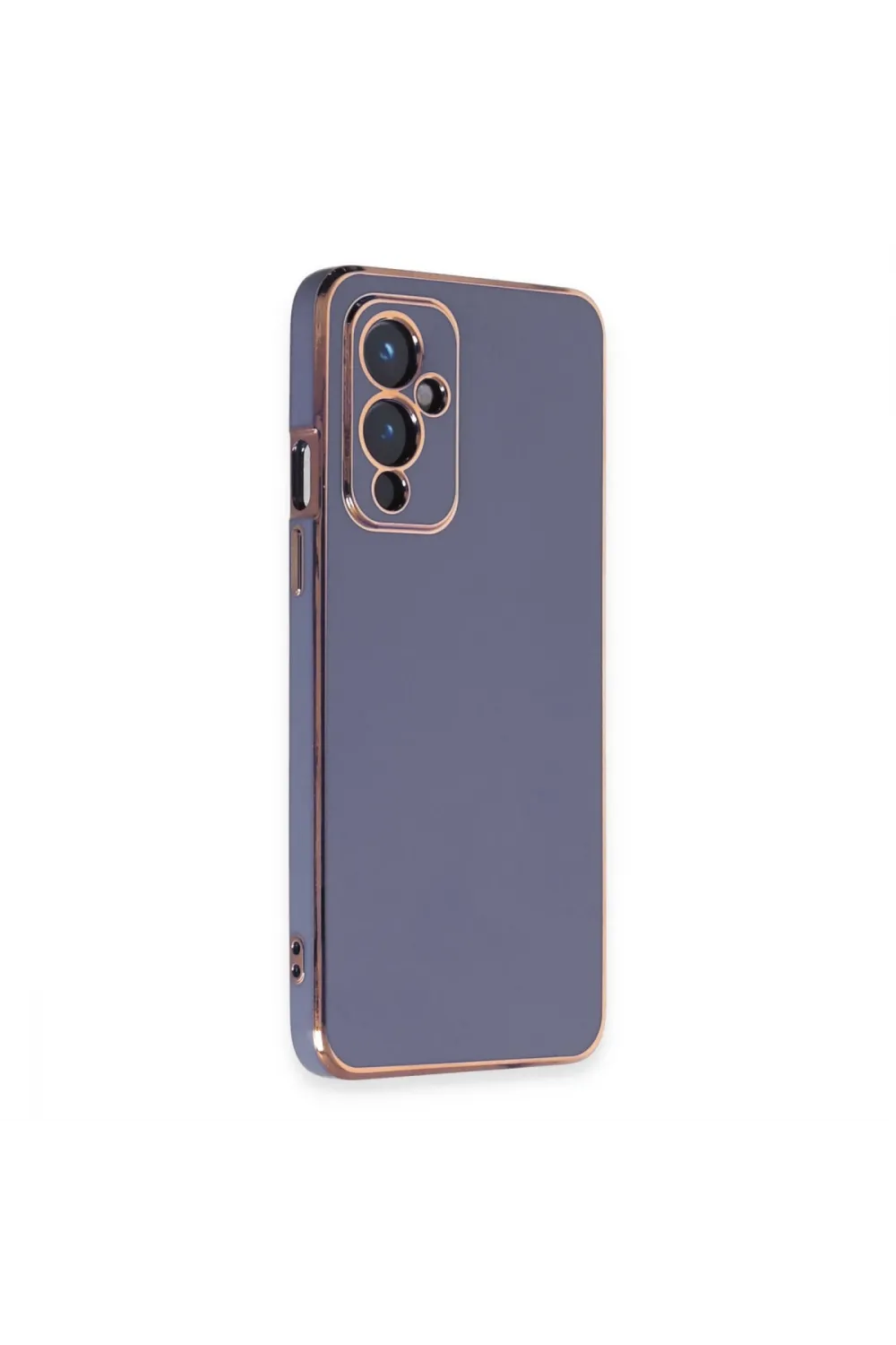 One Plus 9 Kılıf Volet Silikon - Mavi