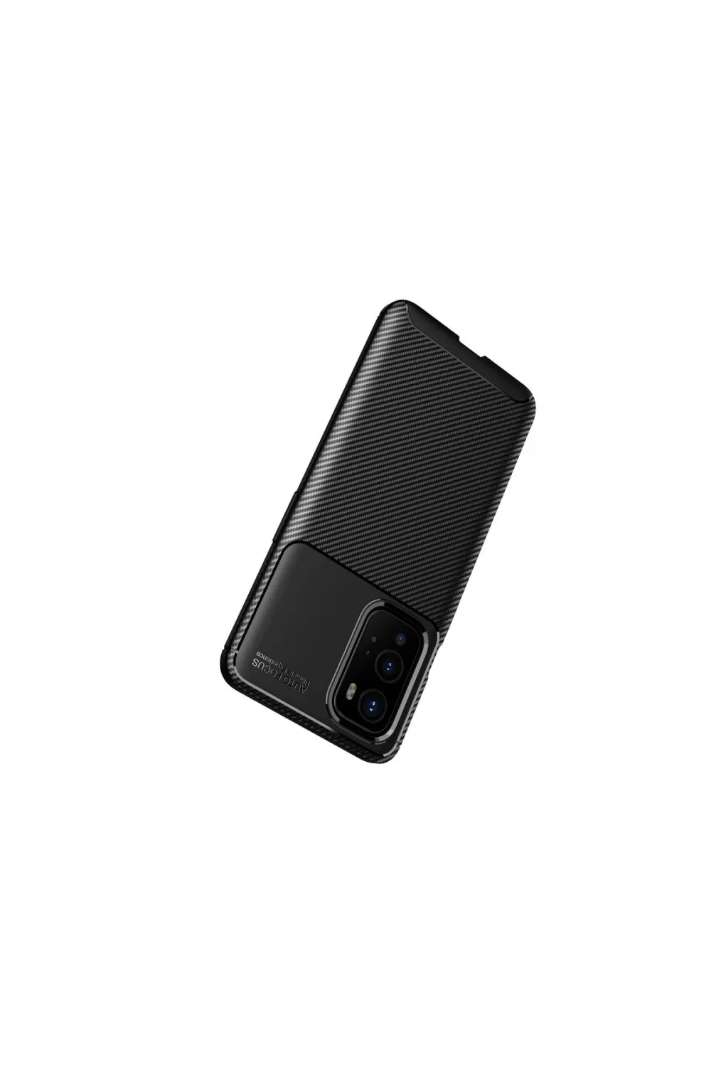 One Plus 9 Pro Kılıf Auto Focus Karbon Kapak - Siyah
