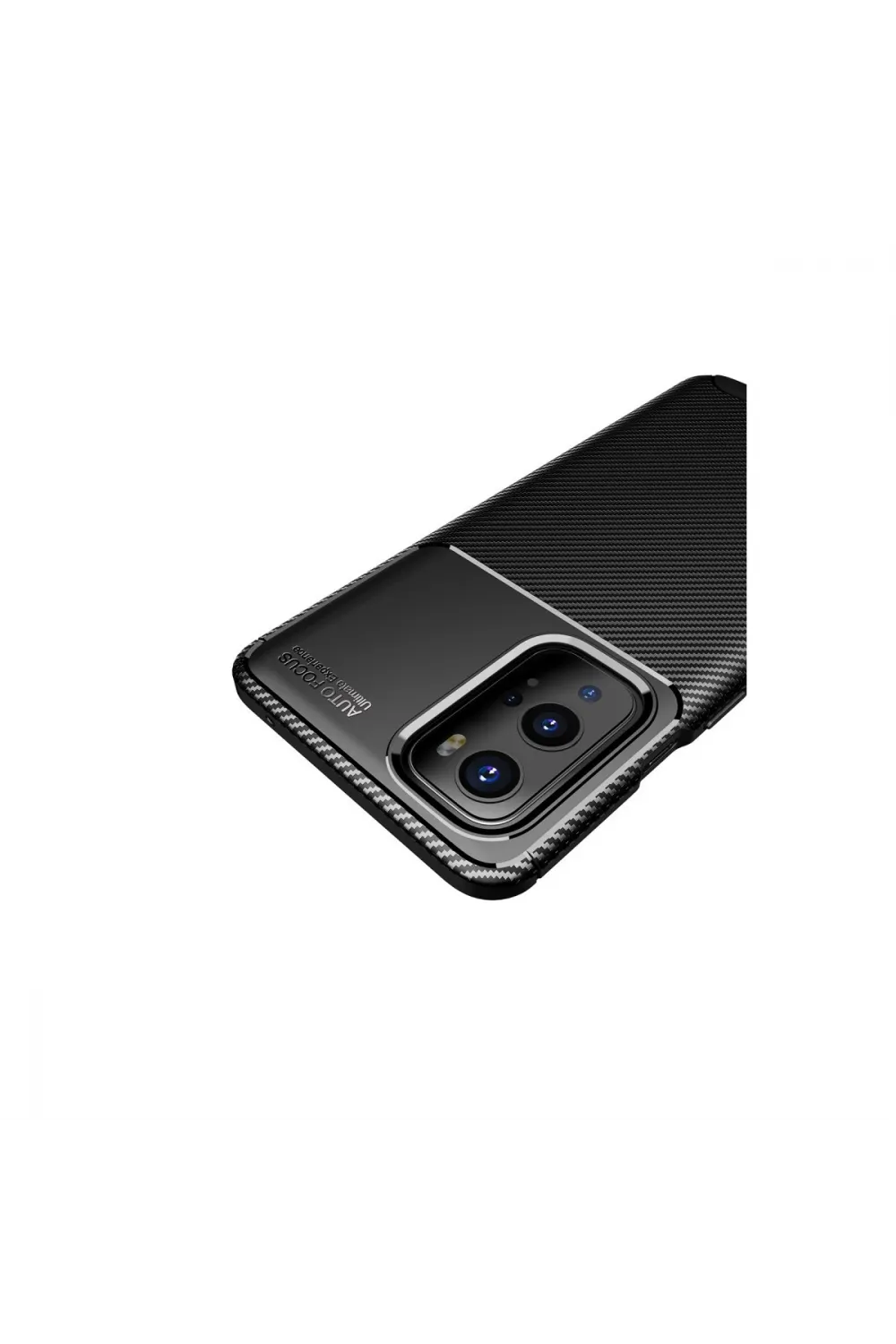 One Plus 9 Pro Kılıf Auto Focus Karbon Kapak - Siyah