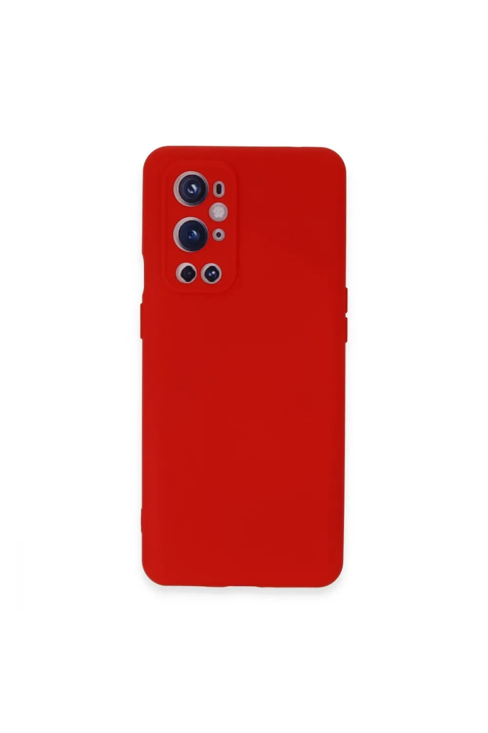 One Plus 9 Pro Kılıf Nano İçi Kadife Silikon - Kırmızı