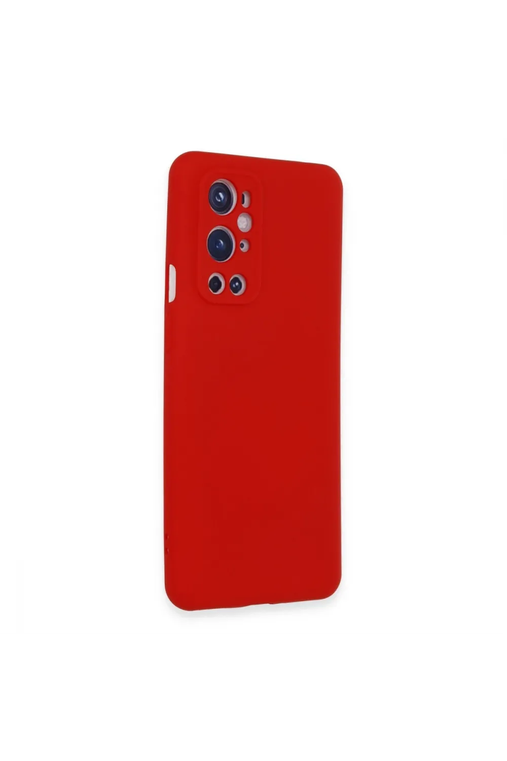 One Plus 9 Pro Kılıf Nano İçi Kadife Silikon - Kırmızı