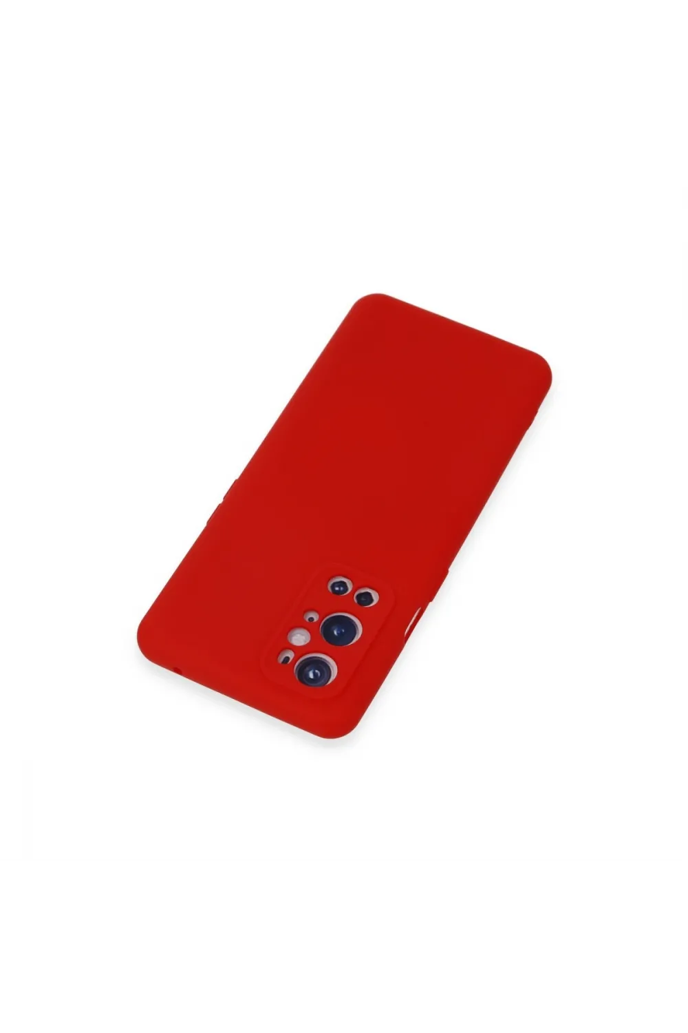 One Plus 9 Pro Kılıf Nano İçi Kadife Silikon - Kırmızı
