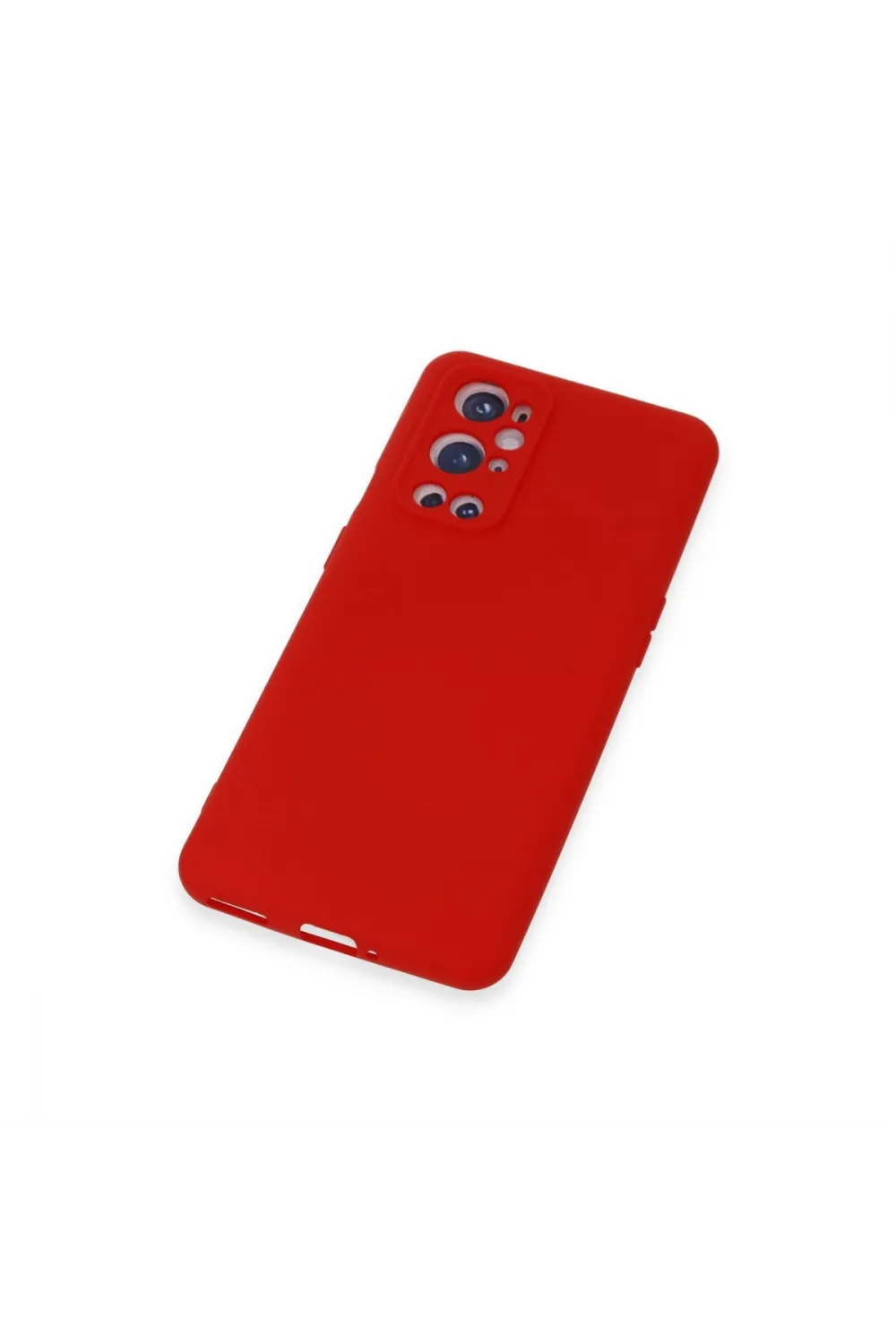 One Plus 9 Pro Kılıf Nano İçi Kadife Silikon - Kırmızı