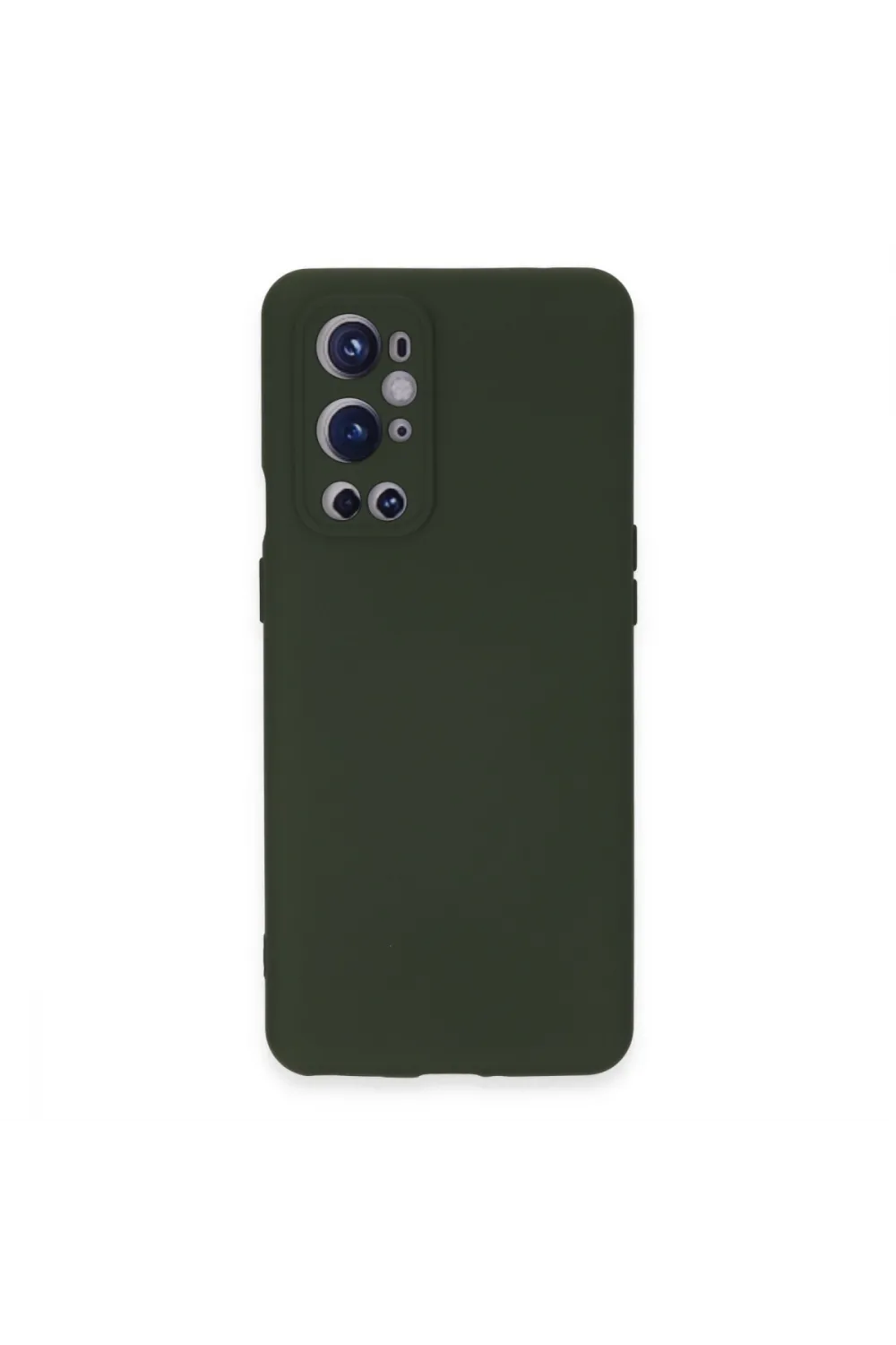 One Plus 9 Pro Kılıf Nano İçi Kadife Silikon - Koyu Yeşil