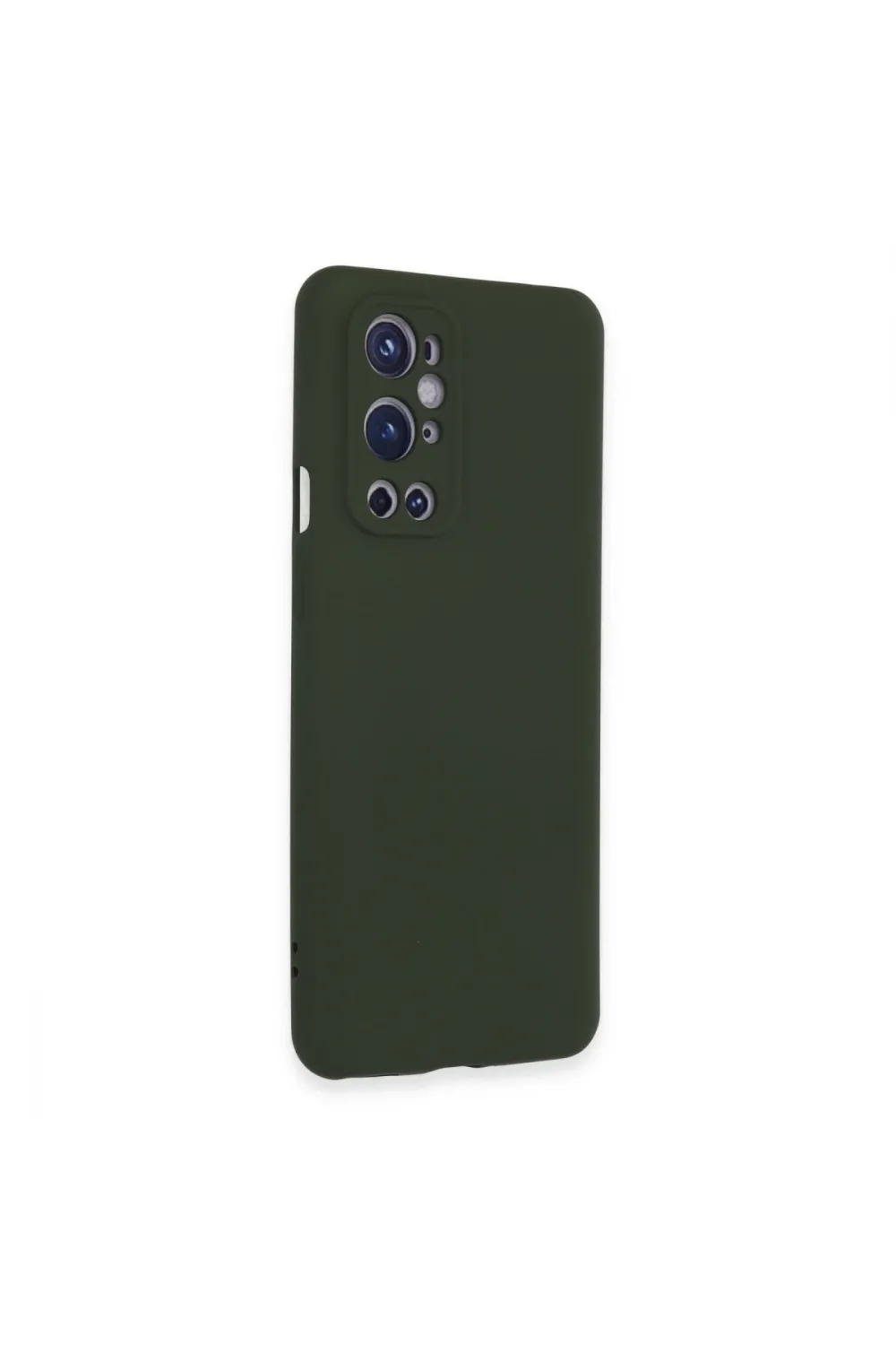 One Plus 9 Pro Kılıf Nano İçi Kadife Silikon - Koyu Yeşil