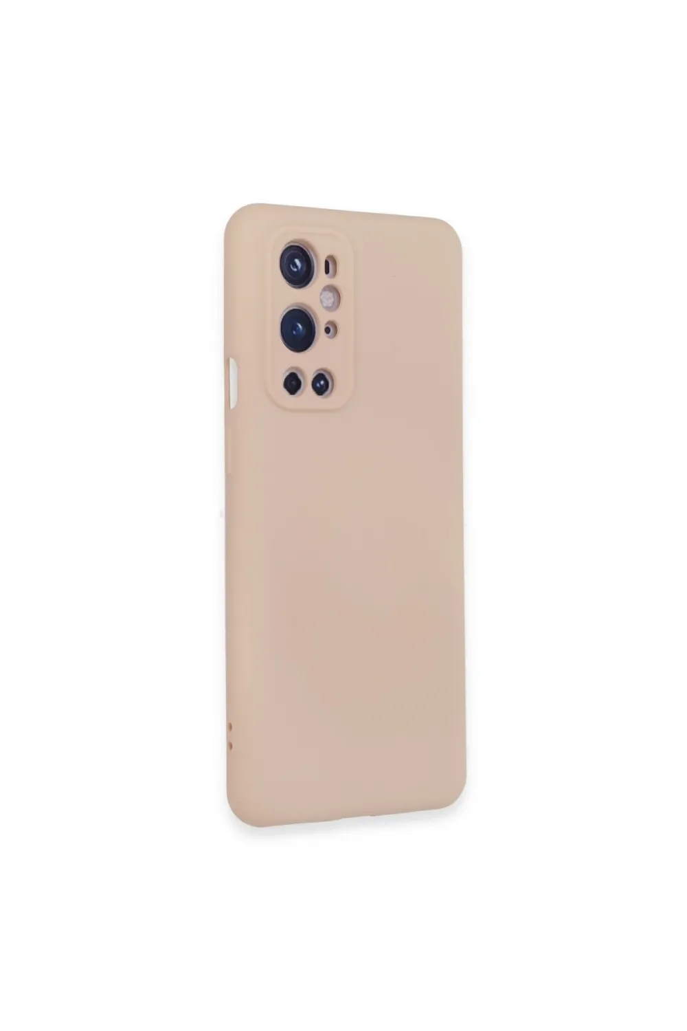 One Plus 9 Pro Kılıf Nano İçi Kadife Silikon - Pudra
