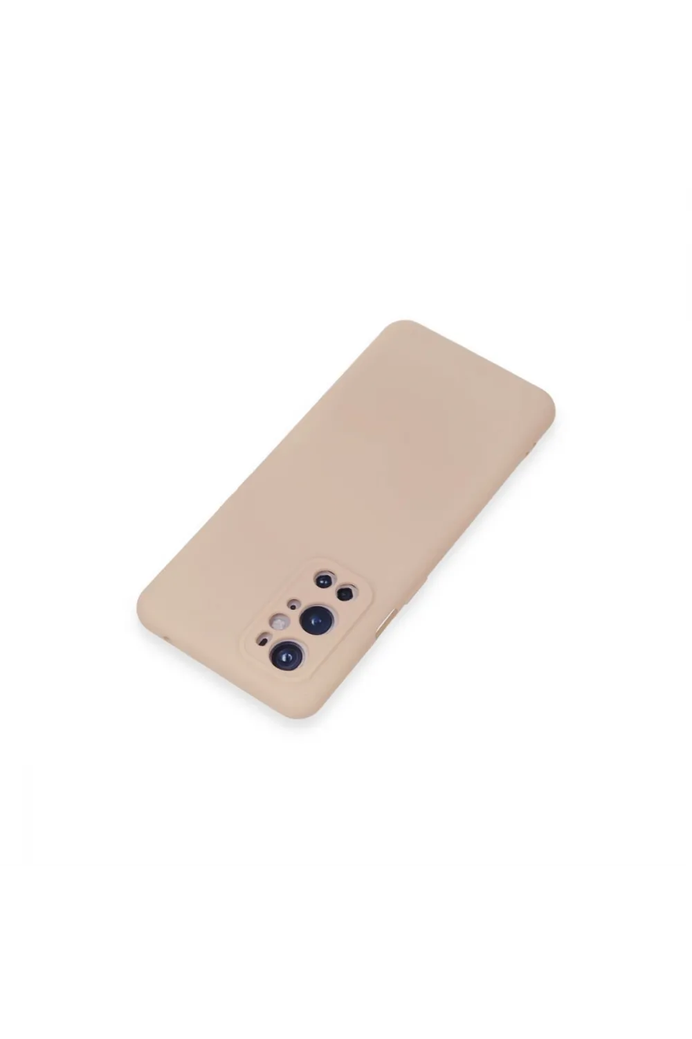 One Plus 9 Pro Kılıf Nano İçi Kadife Silikon - Pudra