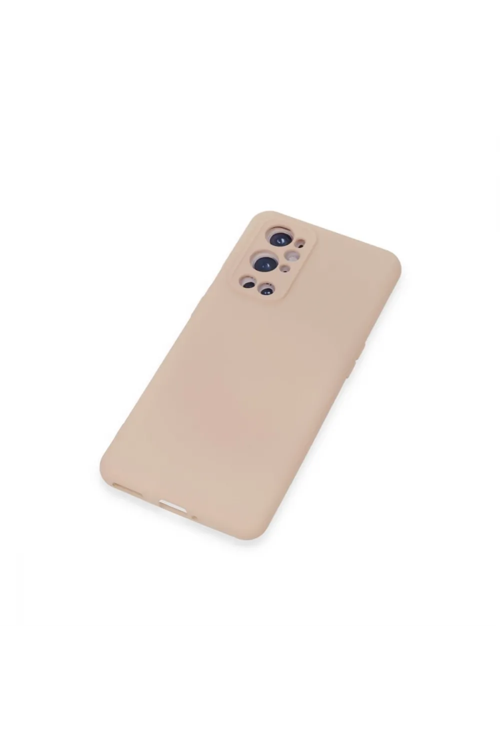 One Plus 9 Pro Kılıf Nano İçi Kadife Silikon - Pudra