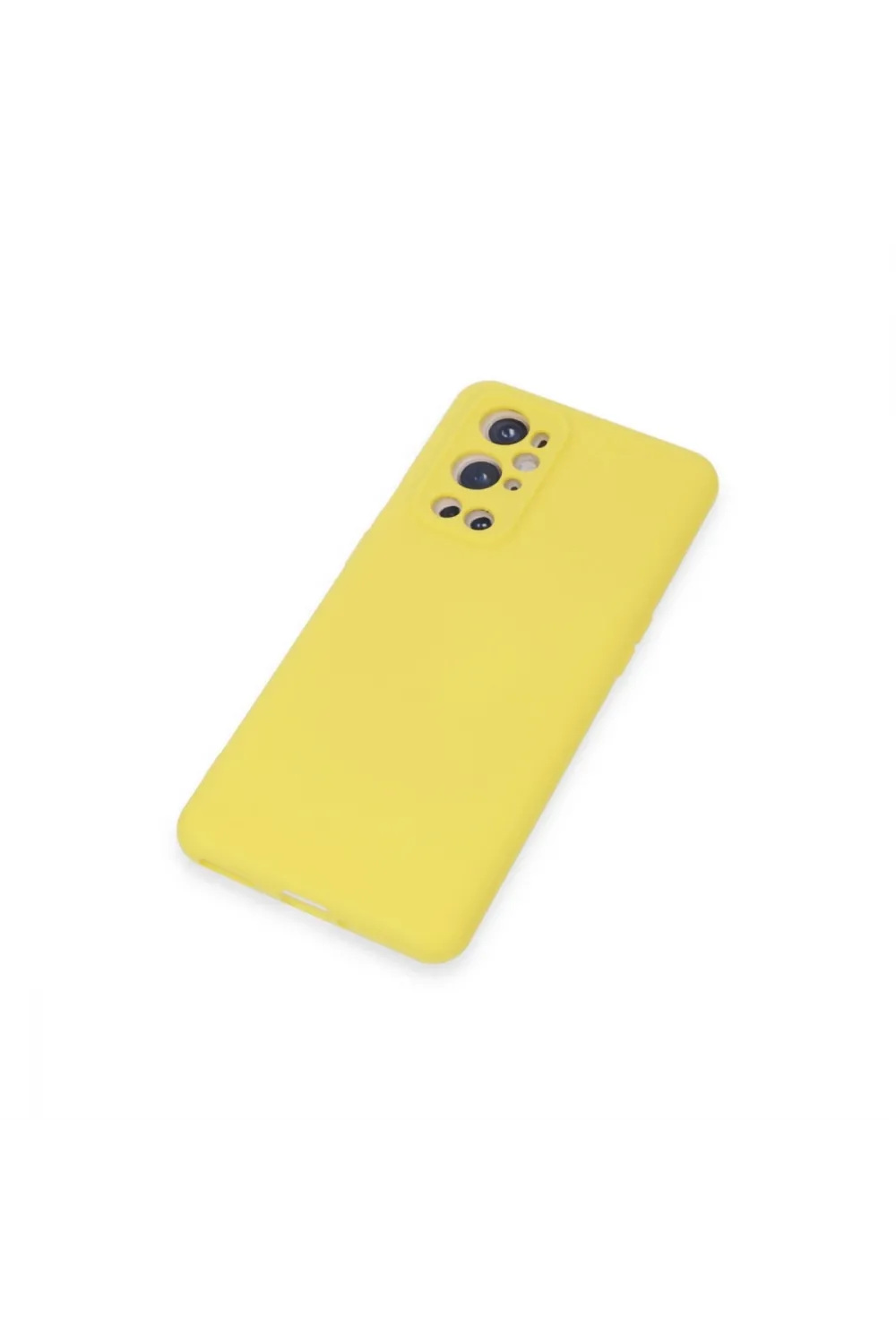 One Plus 9 Pro Kılıf Nano İçi Kadife Silikon - Sarı