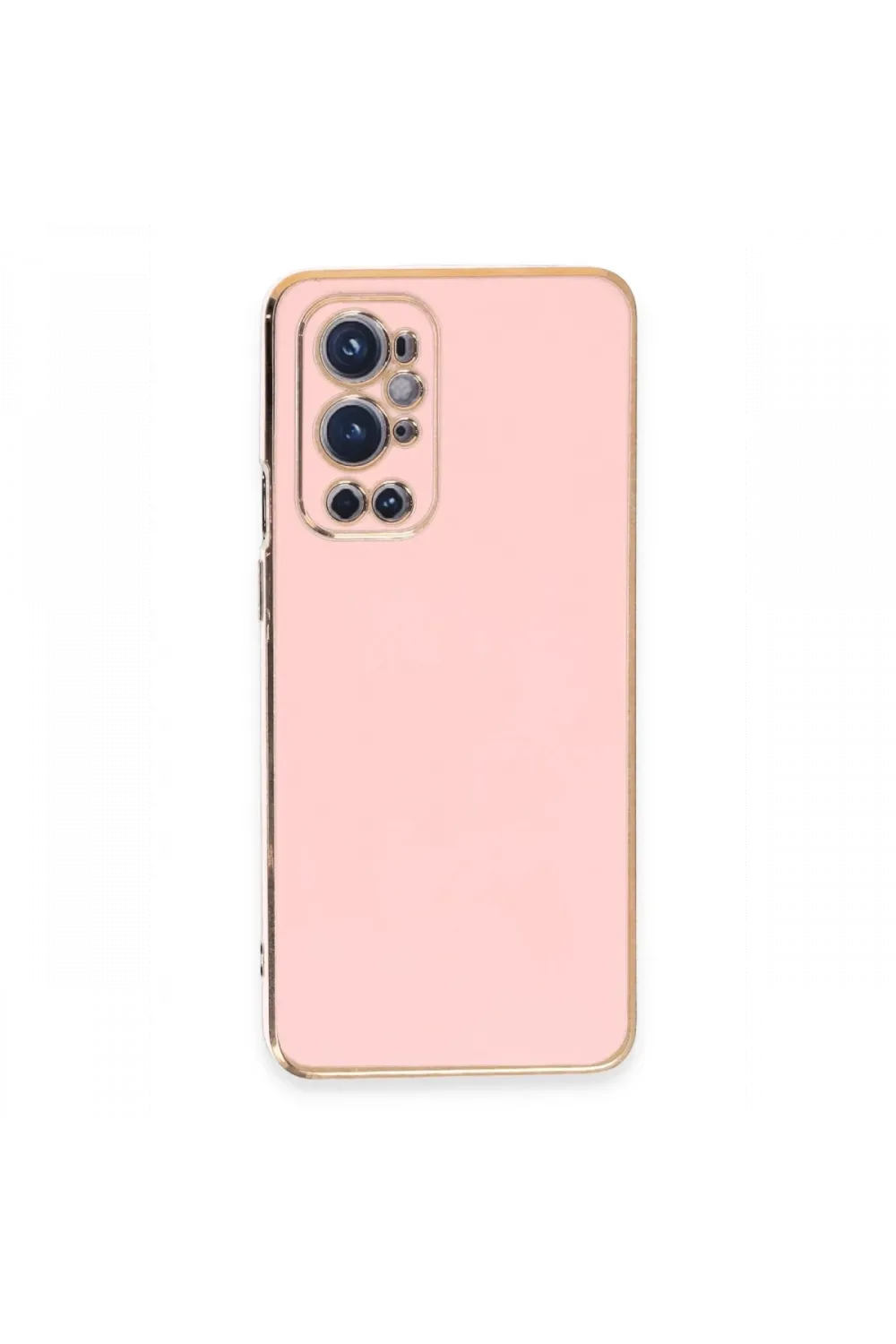 One Plus 9 Pro Kılıf Volet Silikon - Pembe