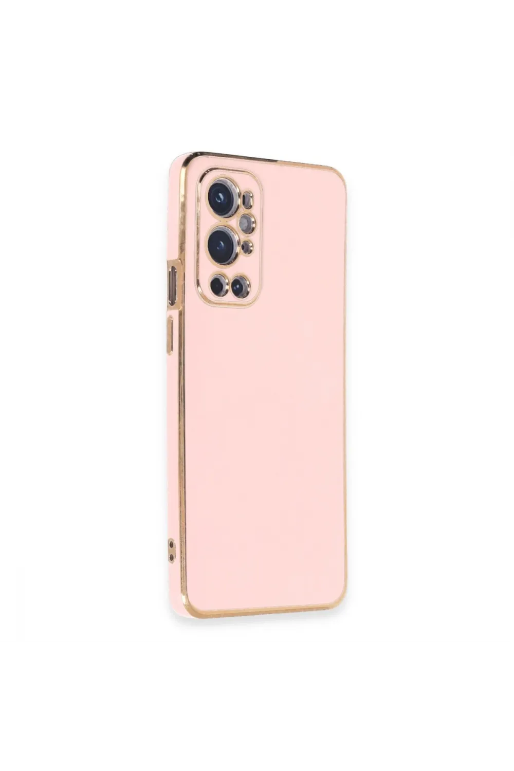 One Plus 9 Pro Kılıf Volet Silikon - Pembe